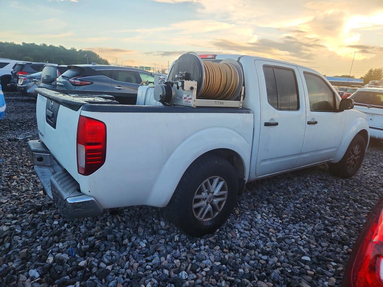 2015 Nissan Frontier Sv White vin: 1N6AD0ER8FN729176