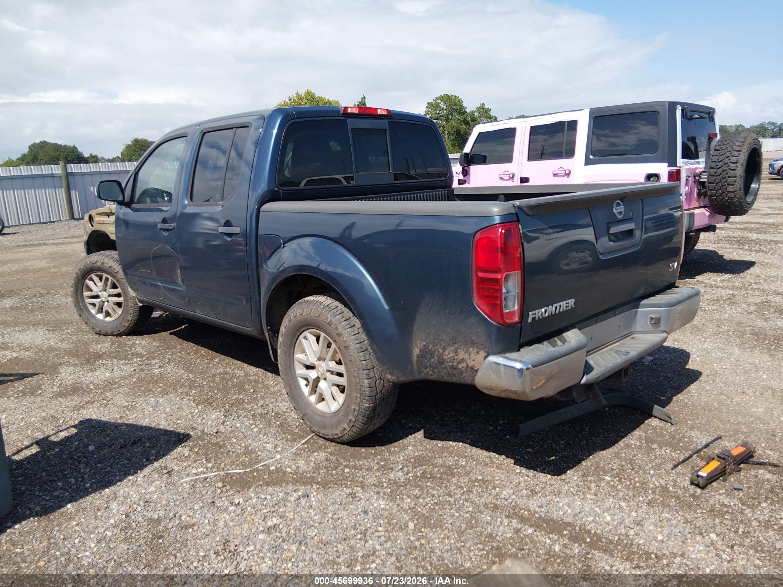 2019 Nissan Frontier Sv Blue vin: 1N6AD0ER8KN707480