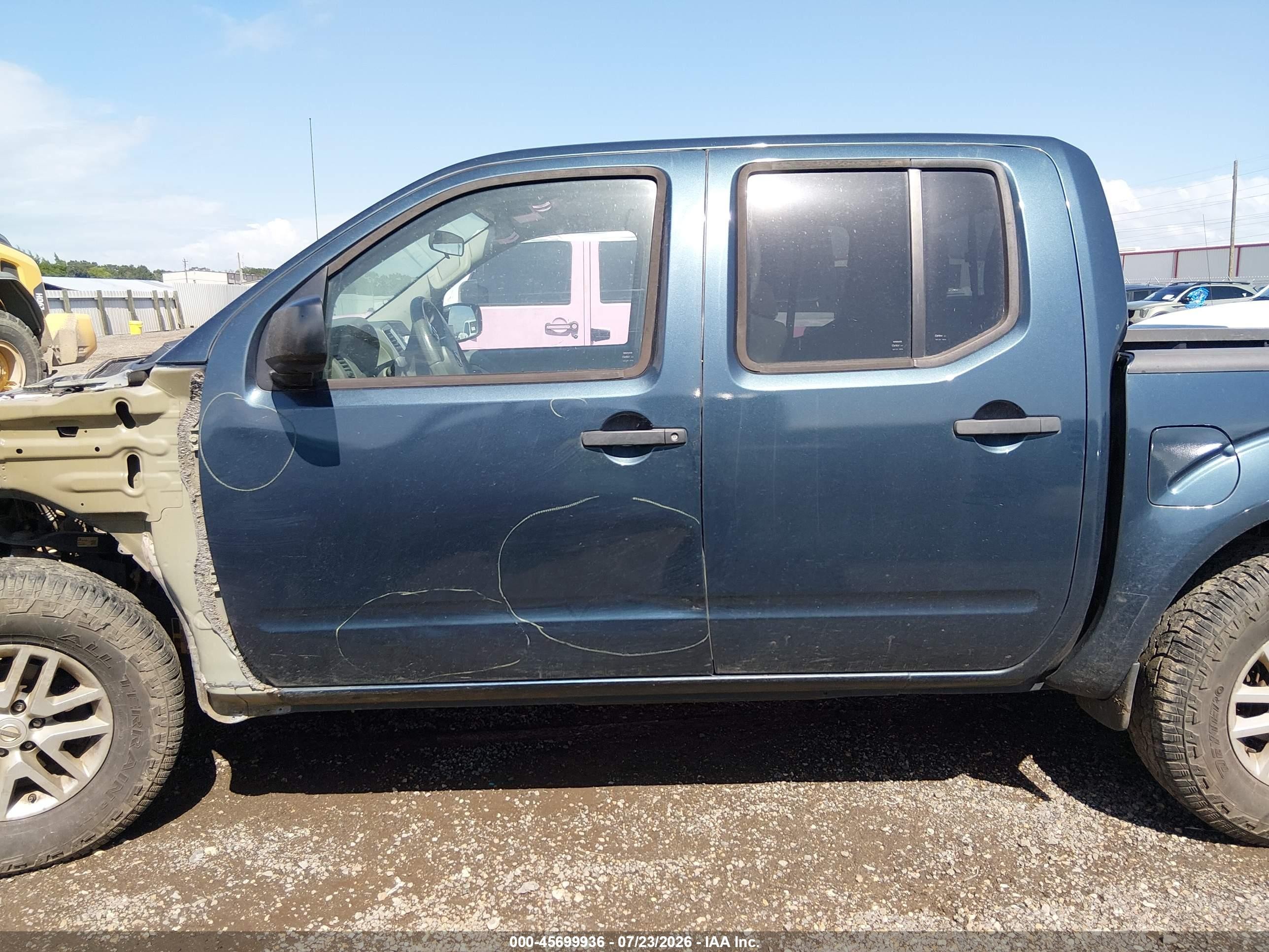 2019 Nissan Frontier Sv Blue vin: 1N6AD0ER8KN707480