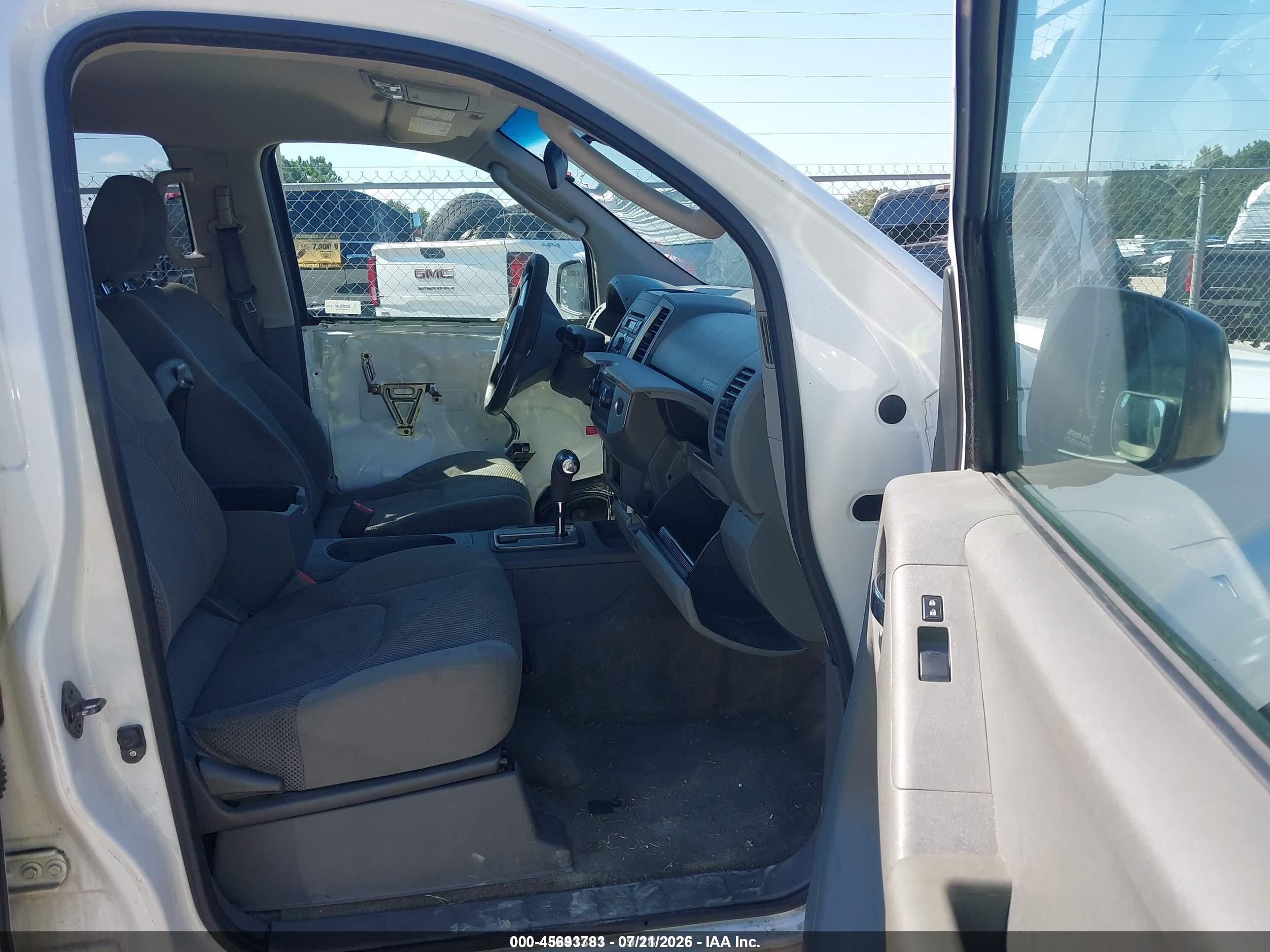 2010 Nissan Frontier Se White vin: 1N6AD0ER9AC411233