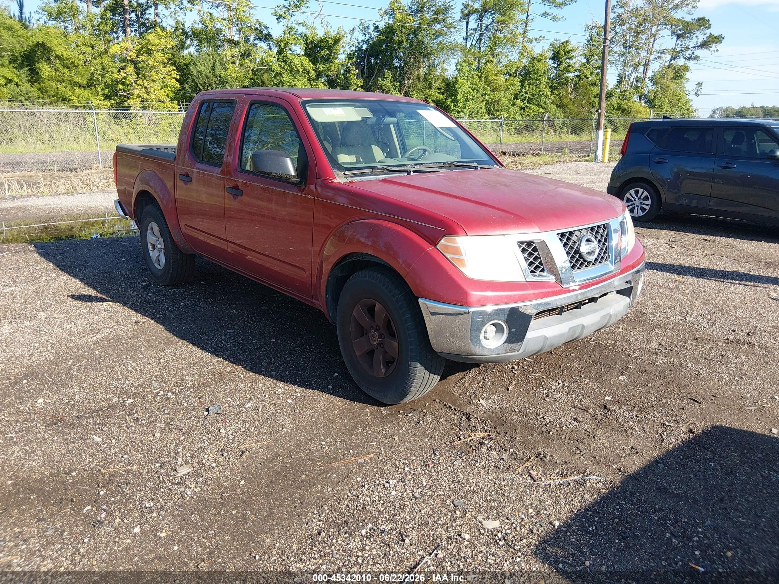 2010 Nissan Frontier Se Red vin: 1N6AD0ER9AC419428