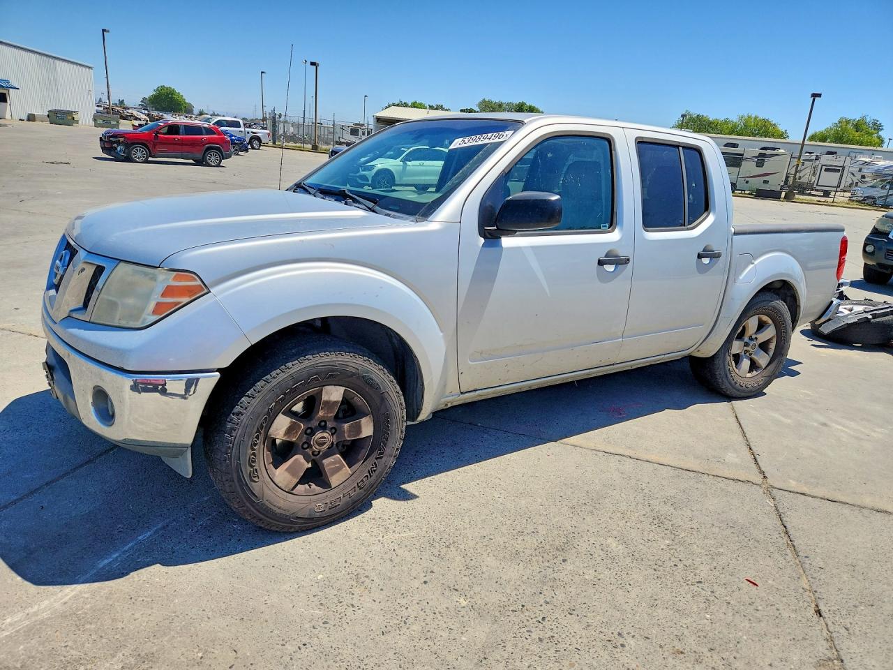2011 Nissan Frontier S Silver vin: 1N6AD0ER9BC402534