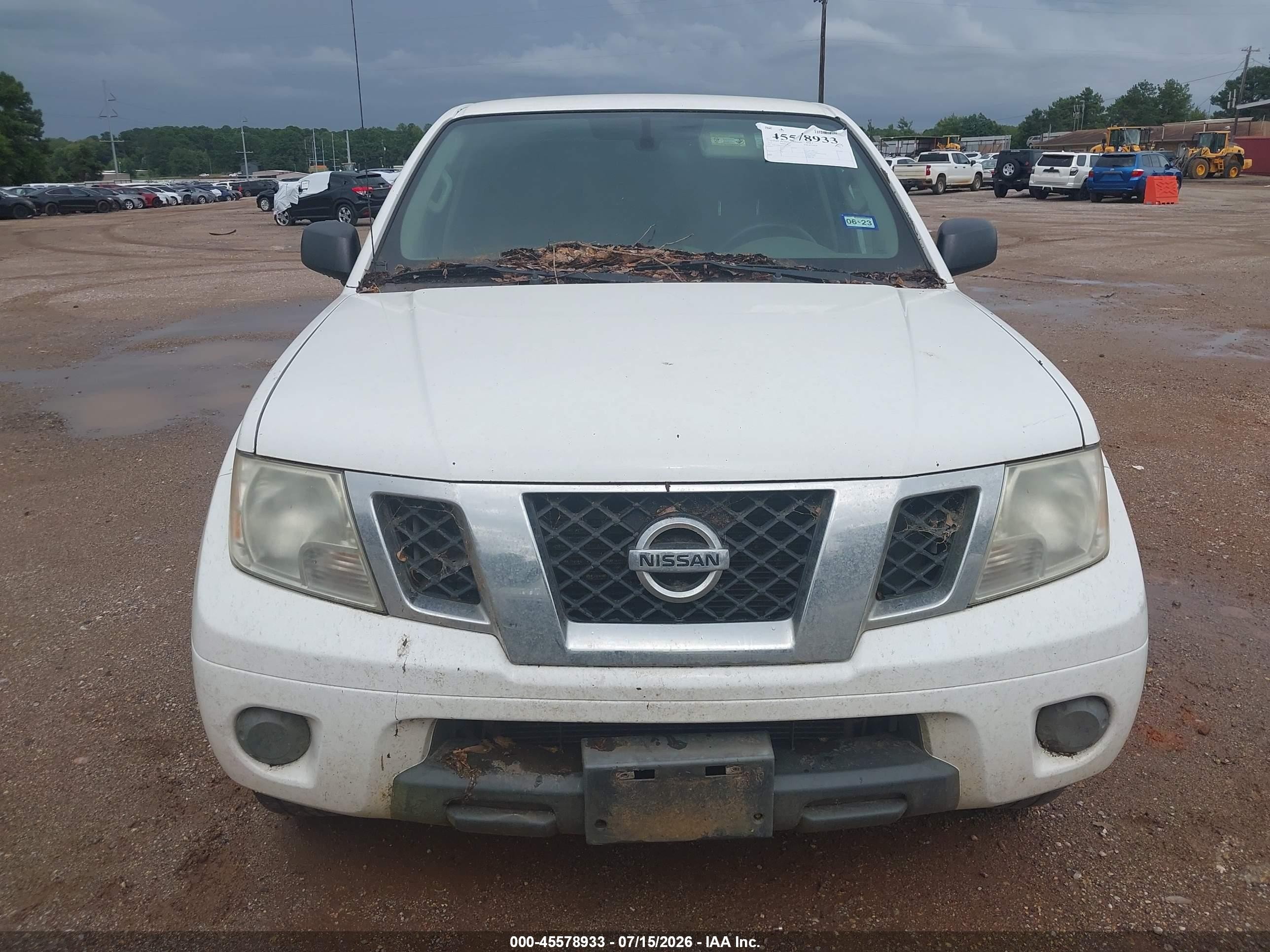 2012 Nissan Frontier Sv Белый vin: 1N6AD0ER9CC437317