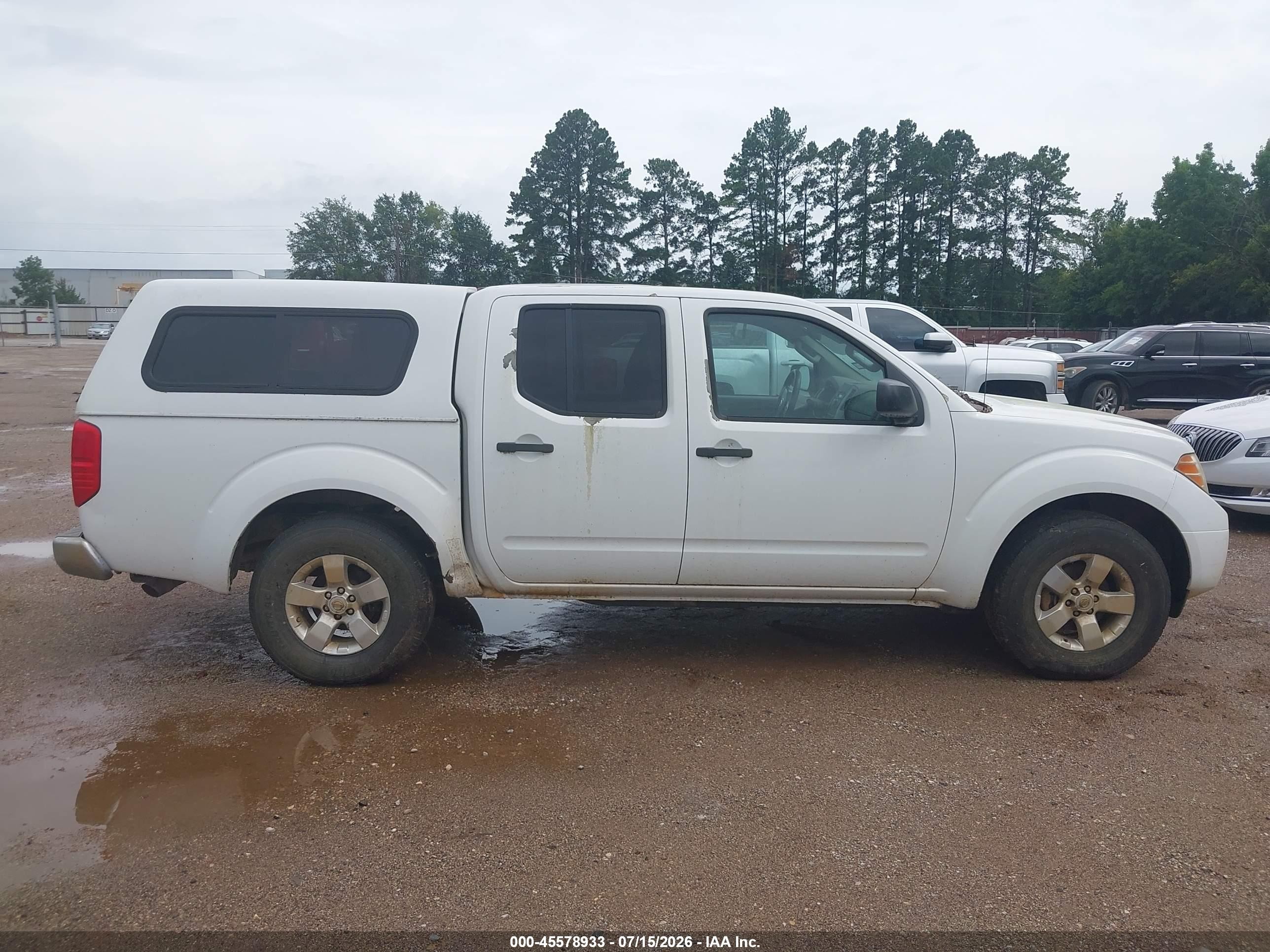 2012 Nissan Frontier Sv Белый vin: 1N6AD0ER9CC437317