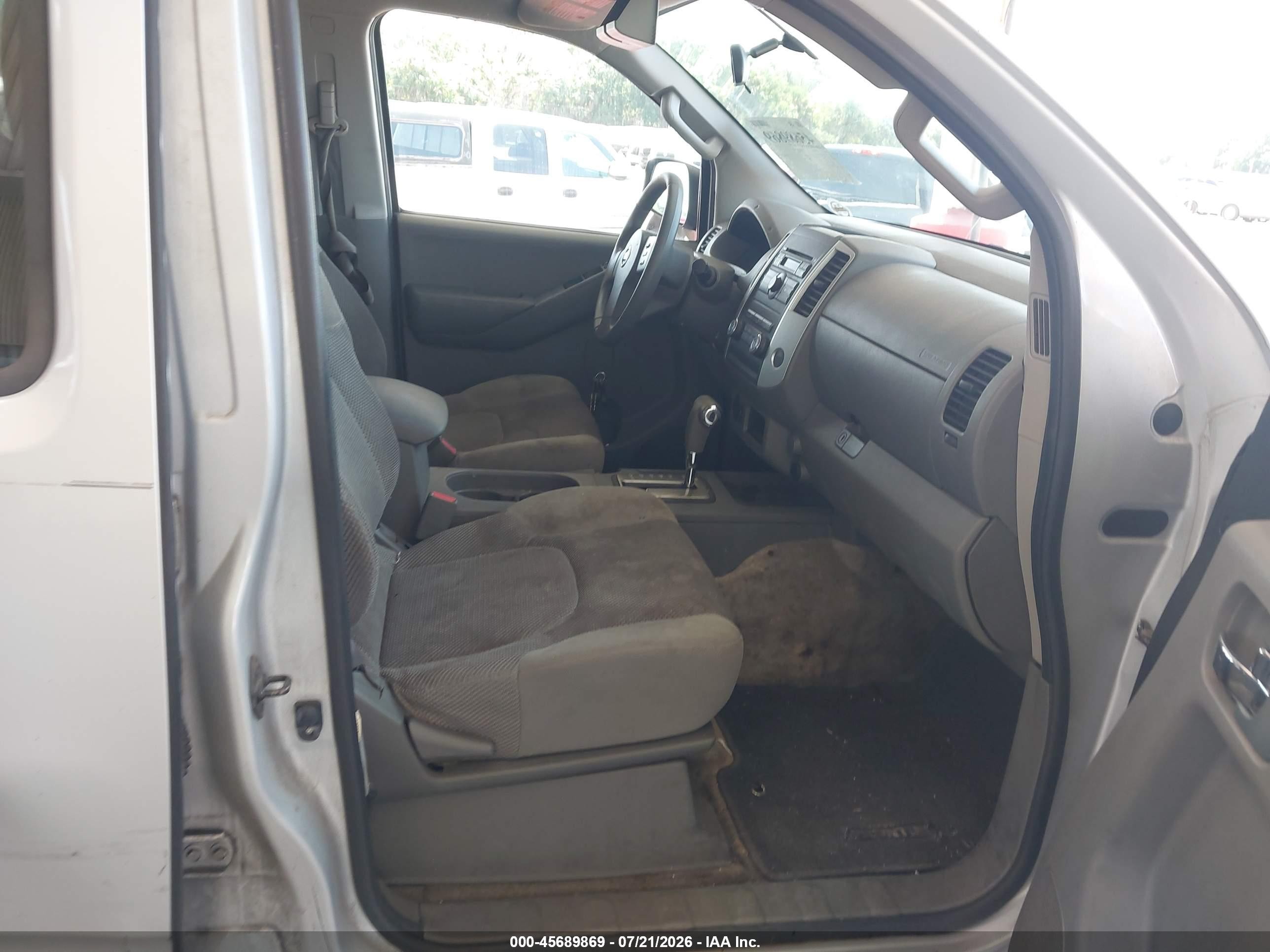 2012 Nissan Frontier Sv Silver vin: 1N6AD0ER9CC443313