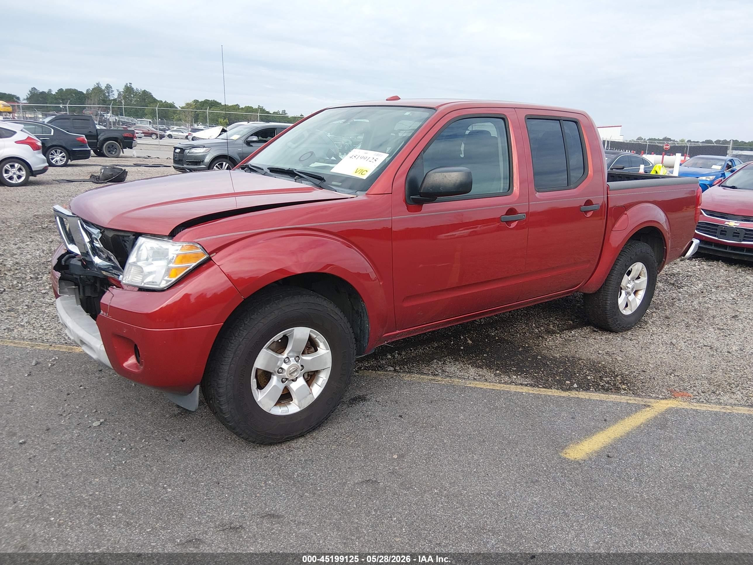 2012 Nissan Frontier Sv Red vin: 1N6AD0ER9CC447880