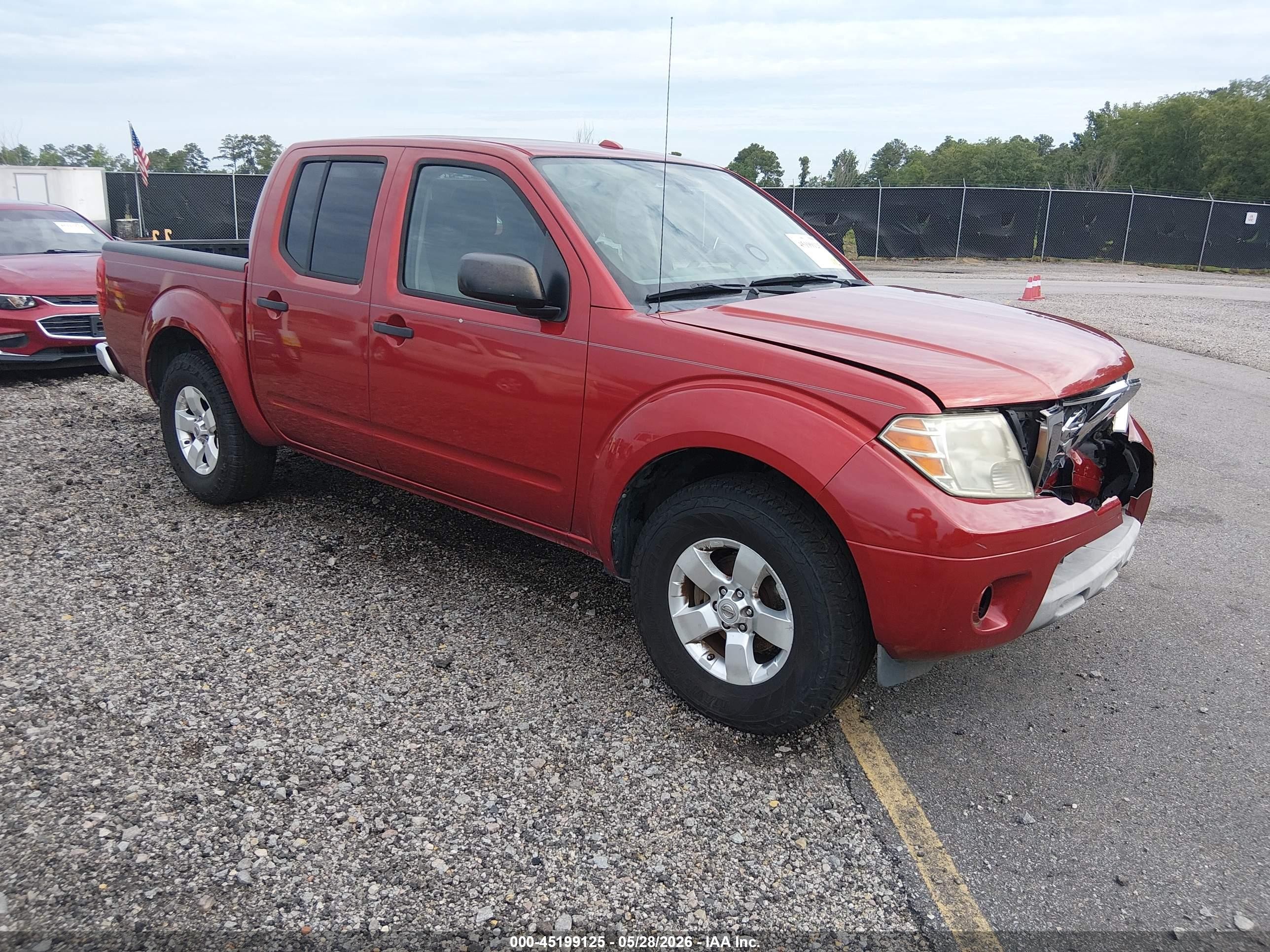 2012 Nissan Frontier Sv Red vin: 1N6AD0ER9CC447880