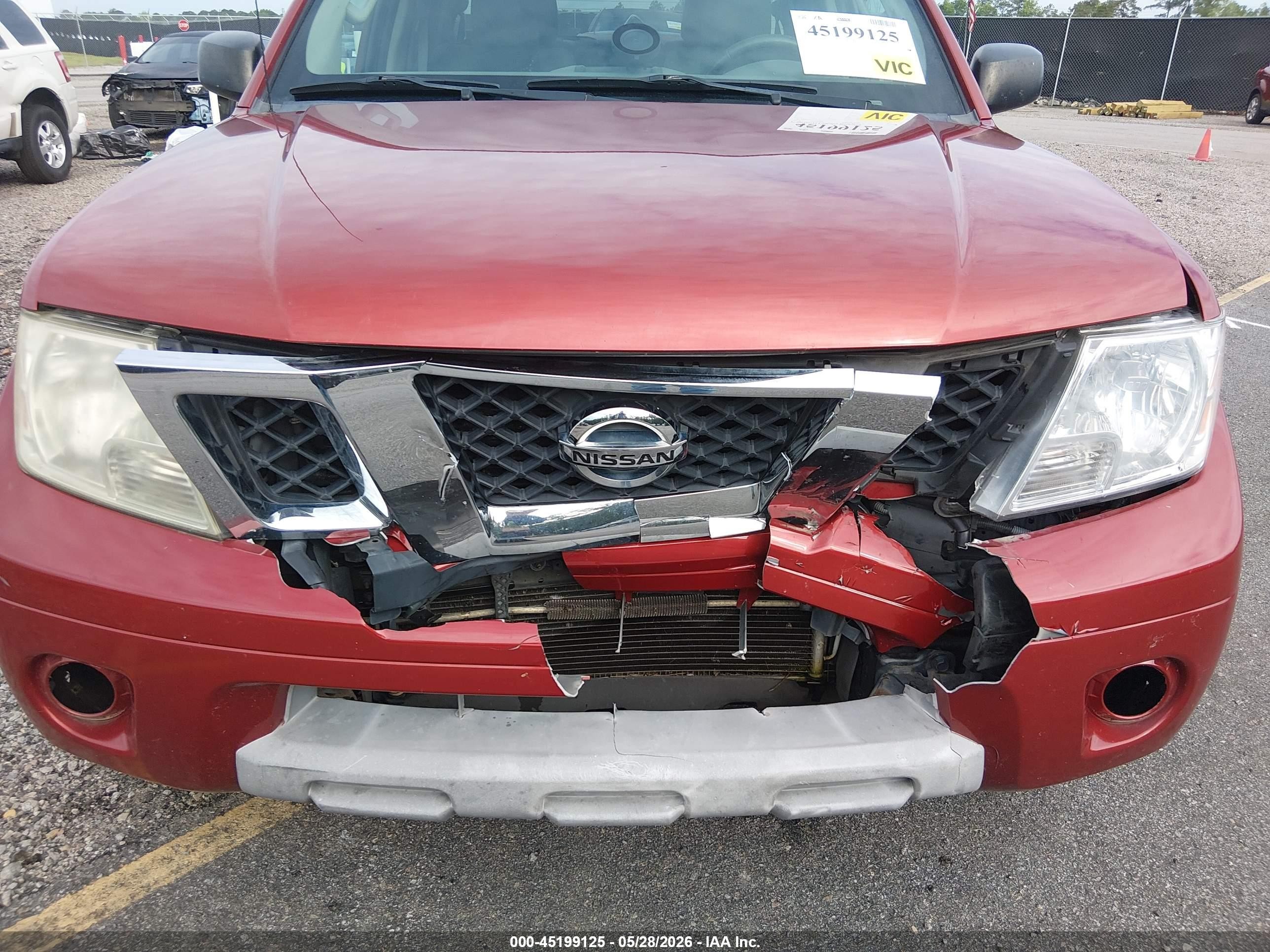 2012 Nissan Frontier Sv Red vin: 1N6AD0ER9CC447880