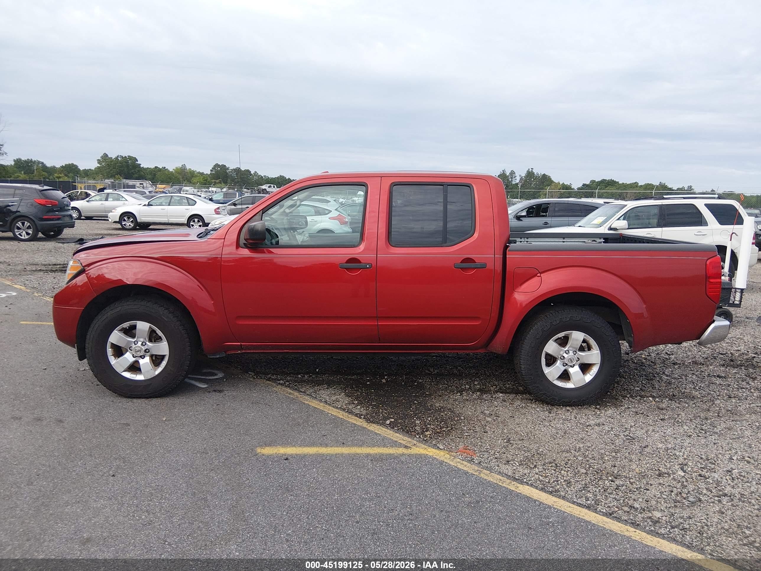 2012 Nissan Frontier Sv Red vin: 1N6AD0ER9CC447880