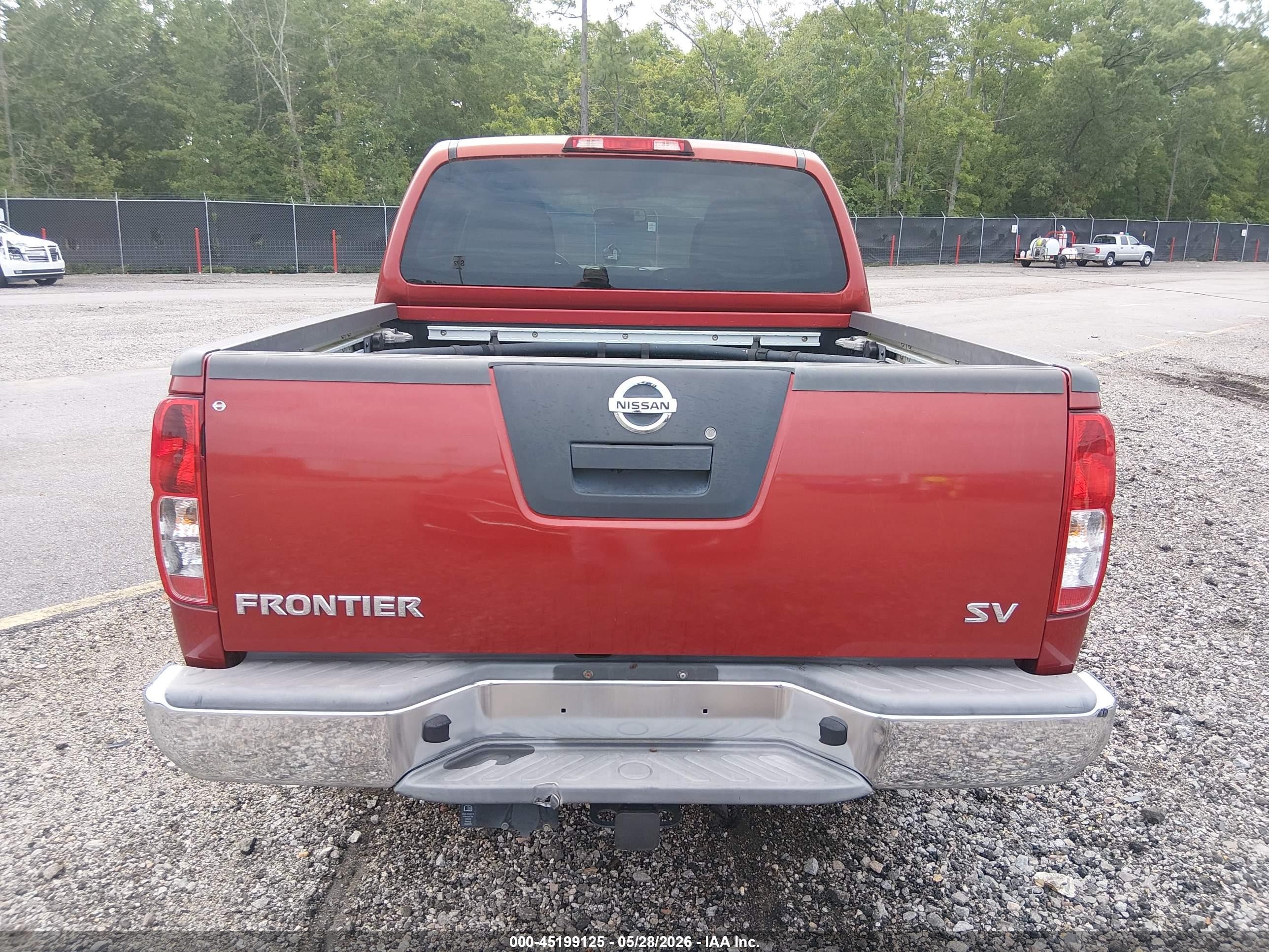 2012 Nissan Frontier Sv Red vin: 1N6AD0ER9CC447880