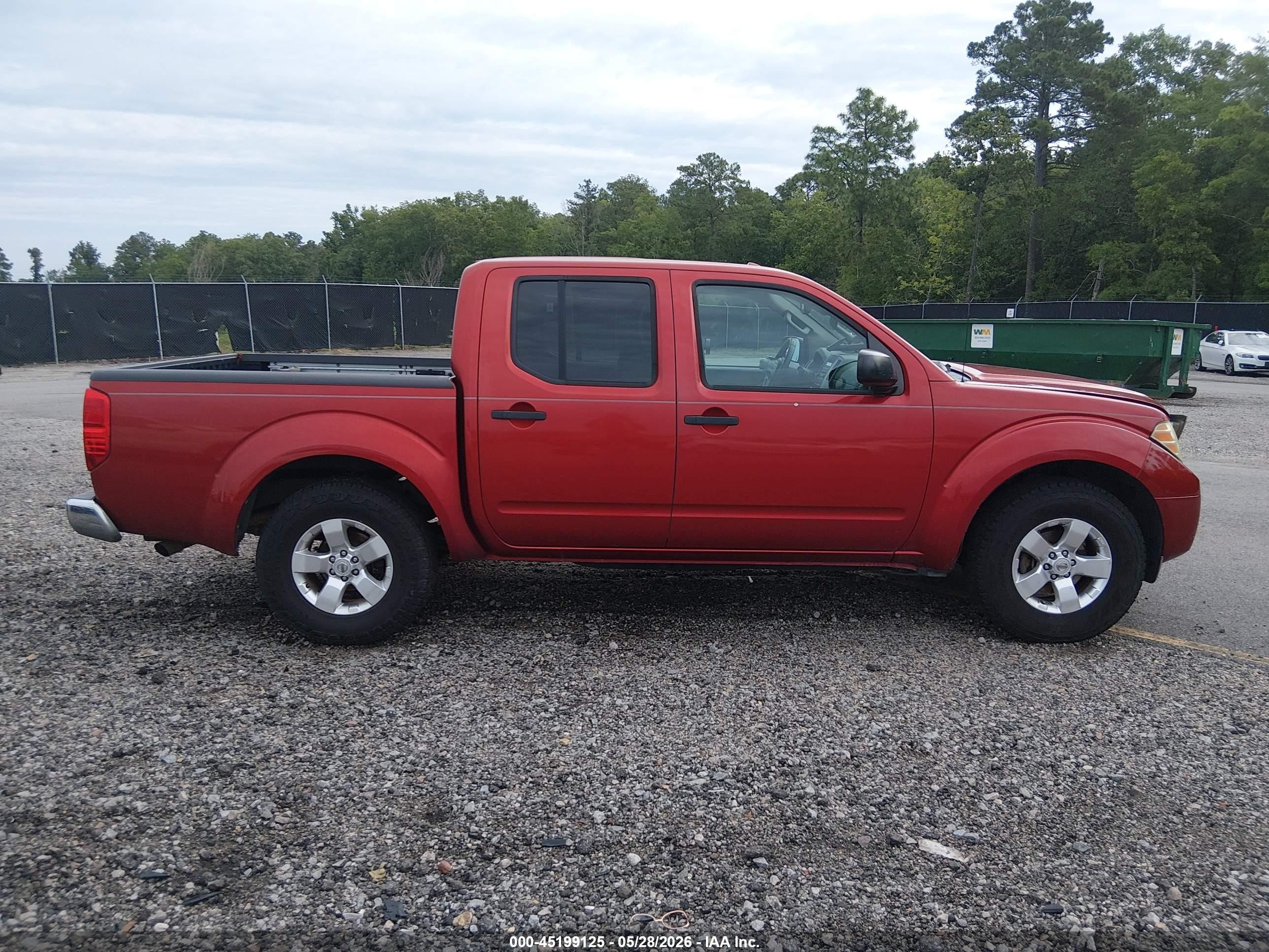 2012 Nissan Frontier Sv Red vin: 1N6AD0ER9CC447880