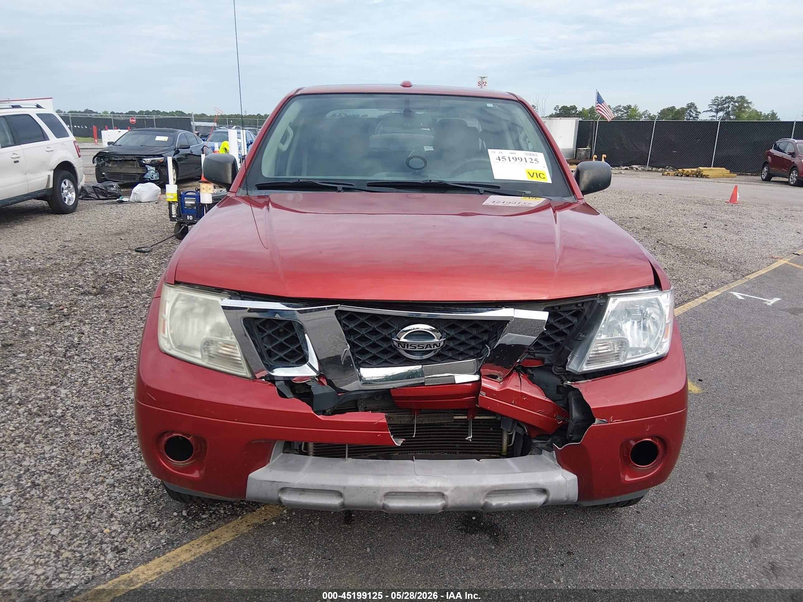 2012 Nissan Frontier Sv Red vin: 1N6AD0ER9CC447880