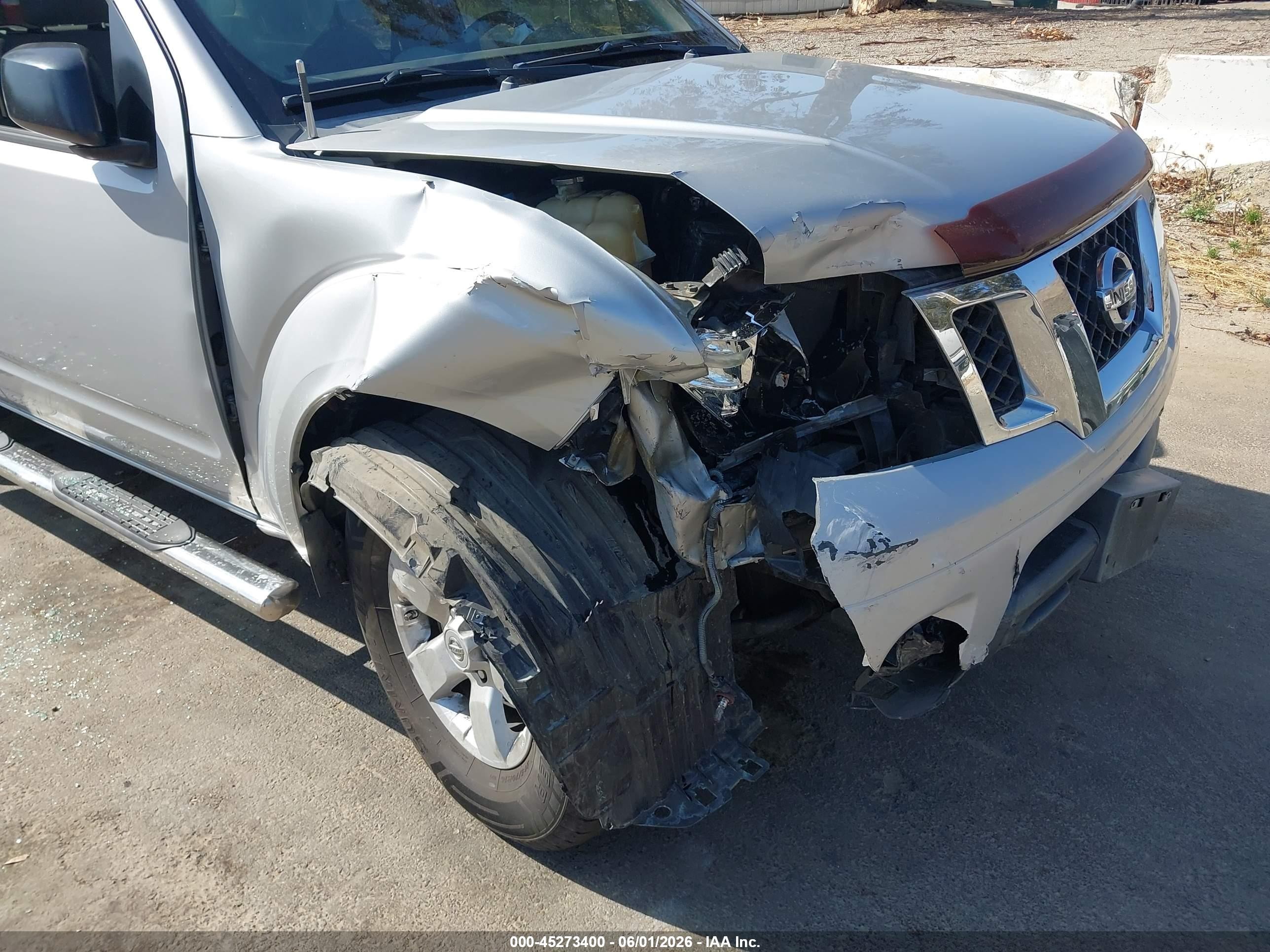 2012 Nissan Frontier Sv Silver vin: 1N6AD0ER9CC471161