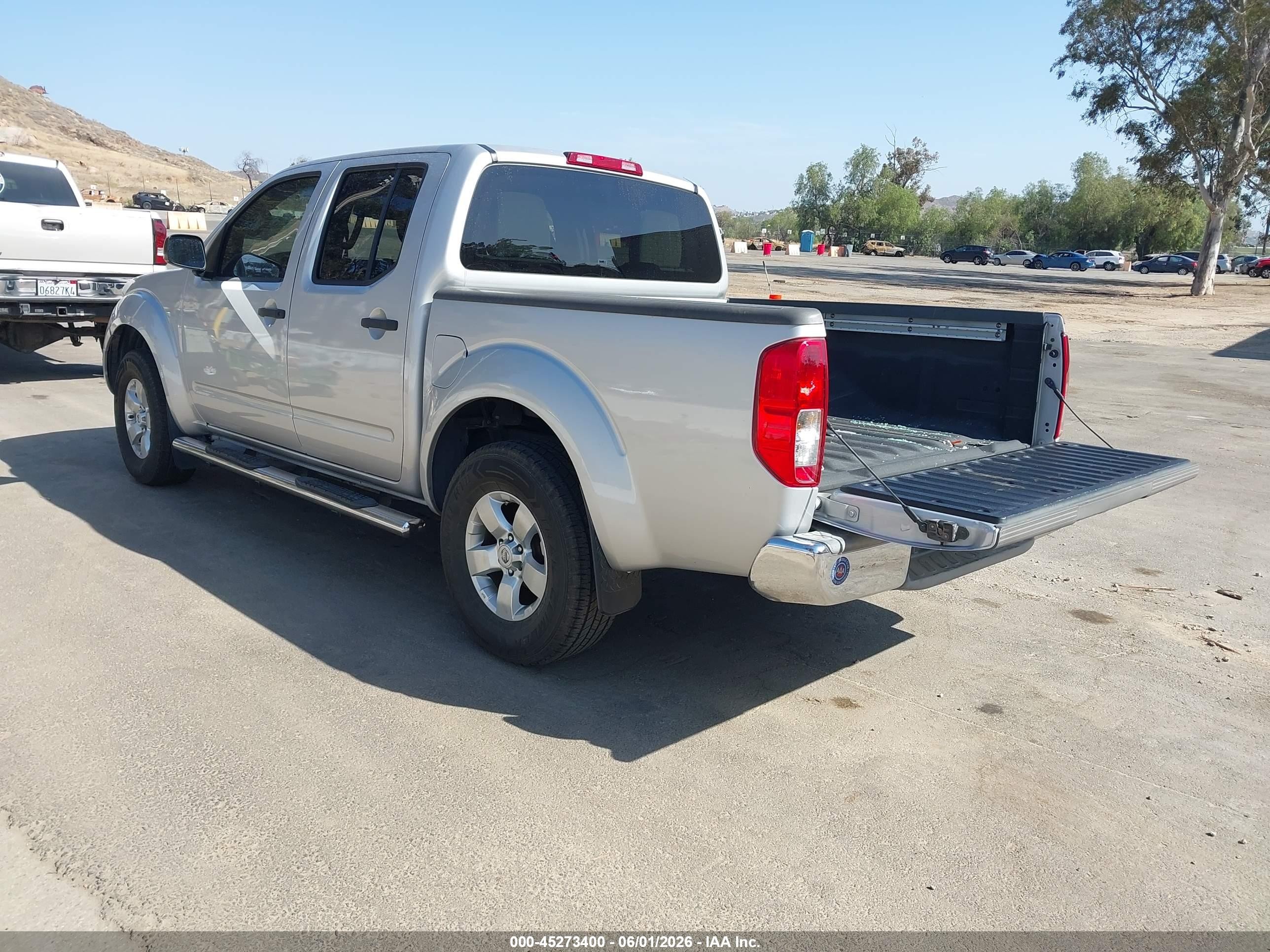 2012 Nissan Frontier Sv Silver vin: 1N6AD0ER9CC471161