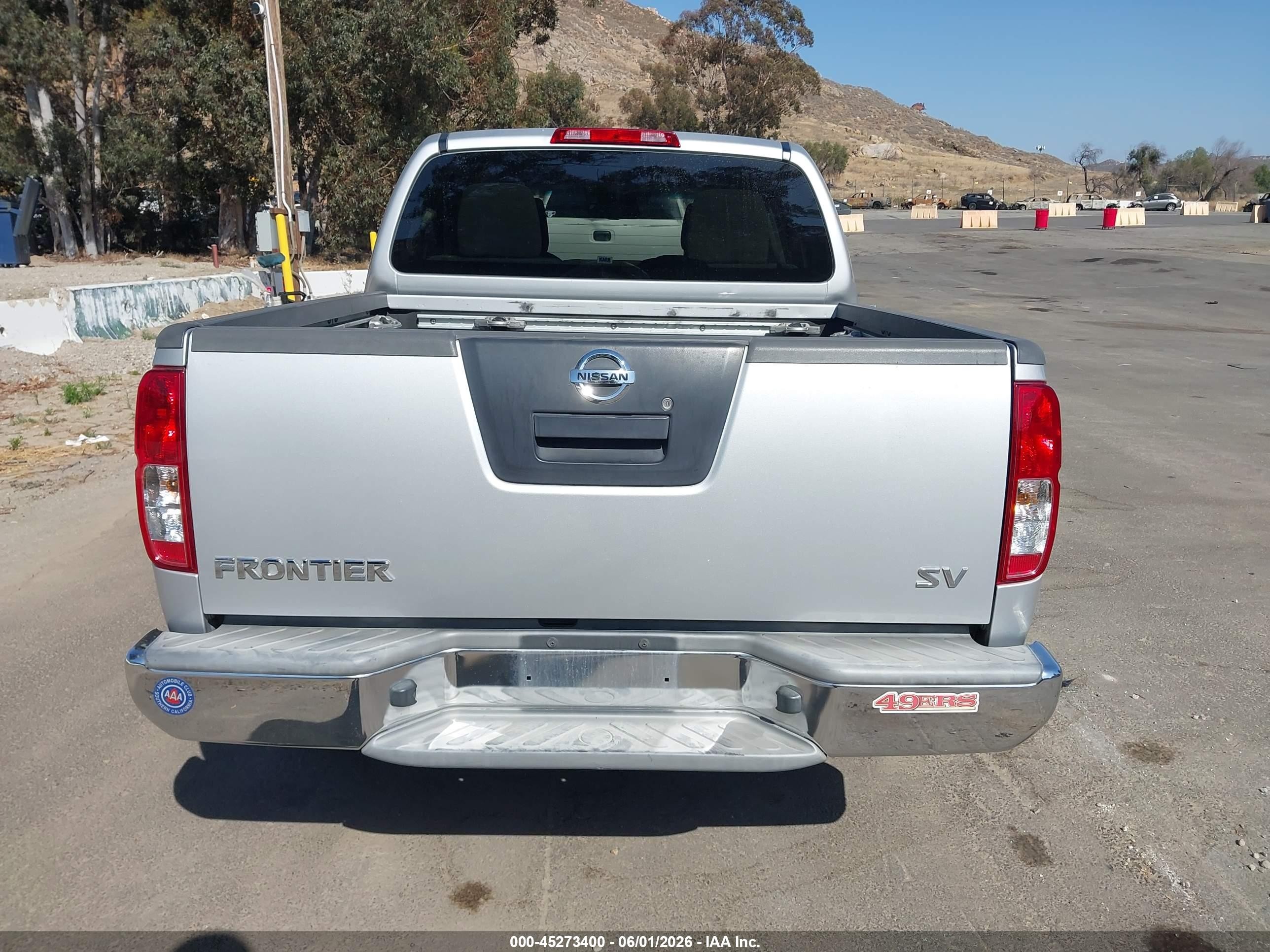 2012 Nissan Frontier Sv Silver vin: 1N6AD0ER9CC471161