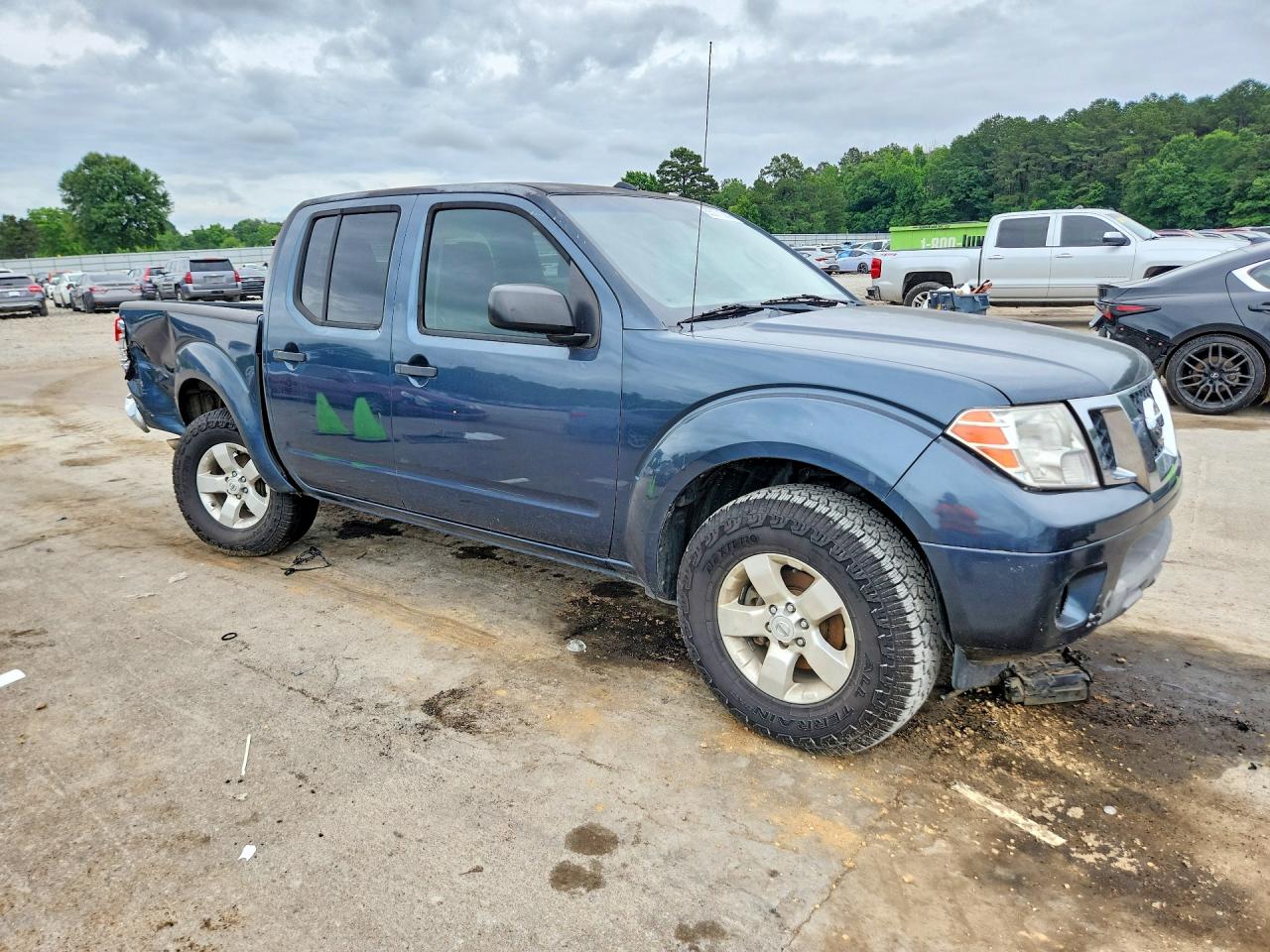 2013 Nissan Frontier S Blue vin: 1N6AD0ER9DN737185