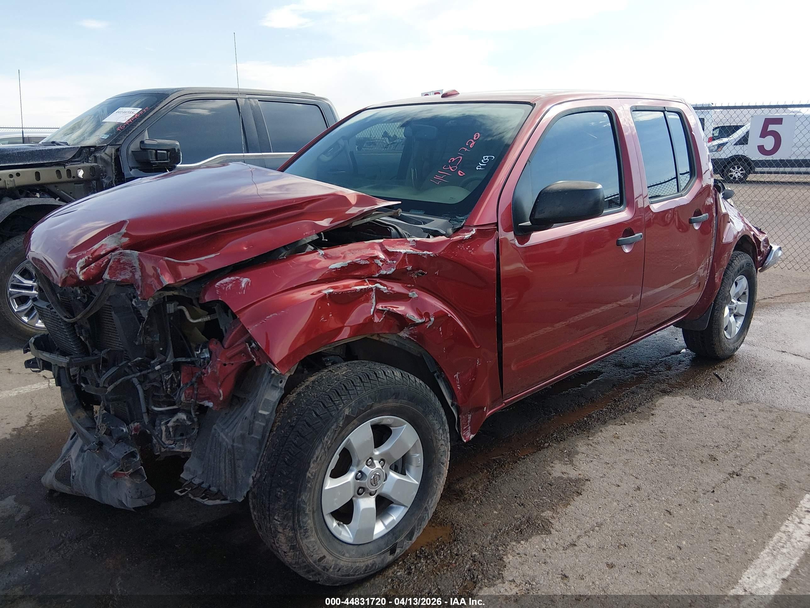 2013 Nissan Frontier Sv Red vin: 1N6AD0ER9DN748171
