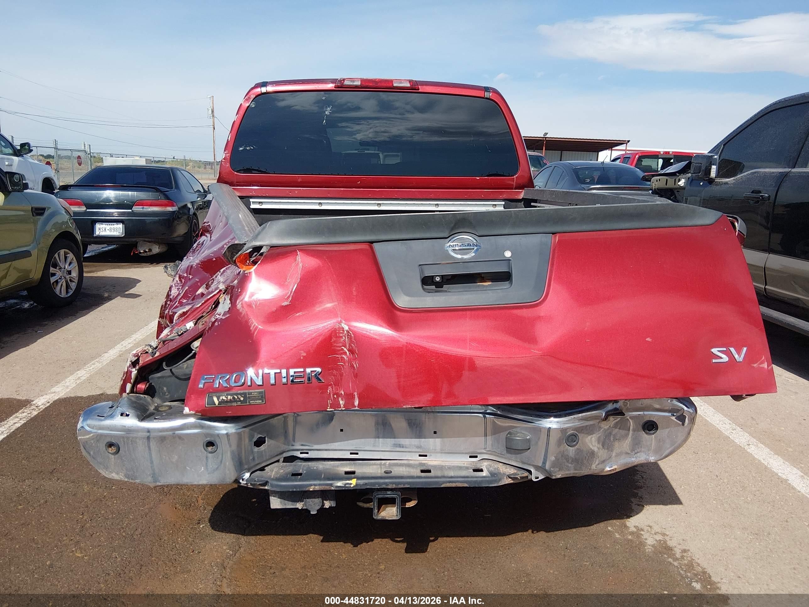2013 Nissan Frontier Sv Red vin: 1N6AD0ER9DN748171