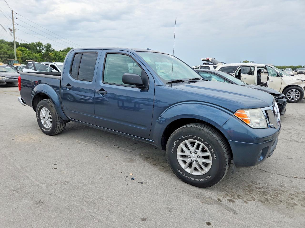 2014 Nissan Frontier Sv Blue vin: 1N6AD0ER9EN738290