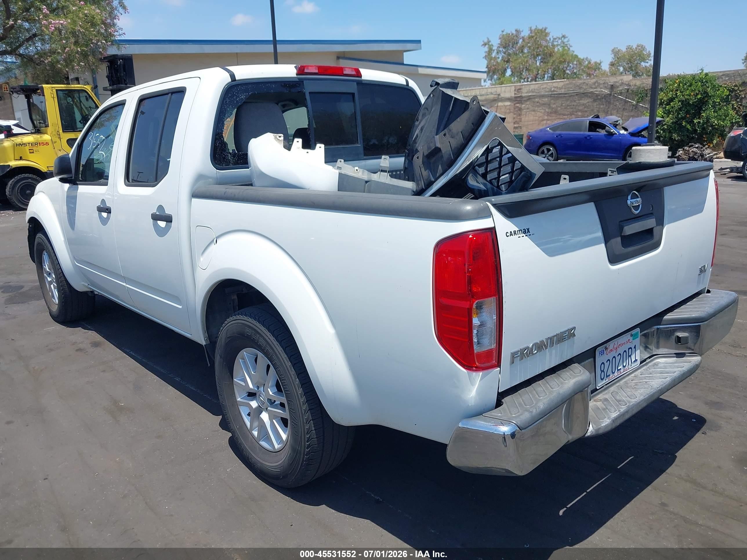 2015 Nissan Frontier Sv Белый vin: 1N6AD0ER9FN728523