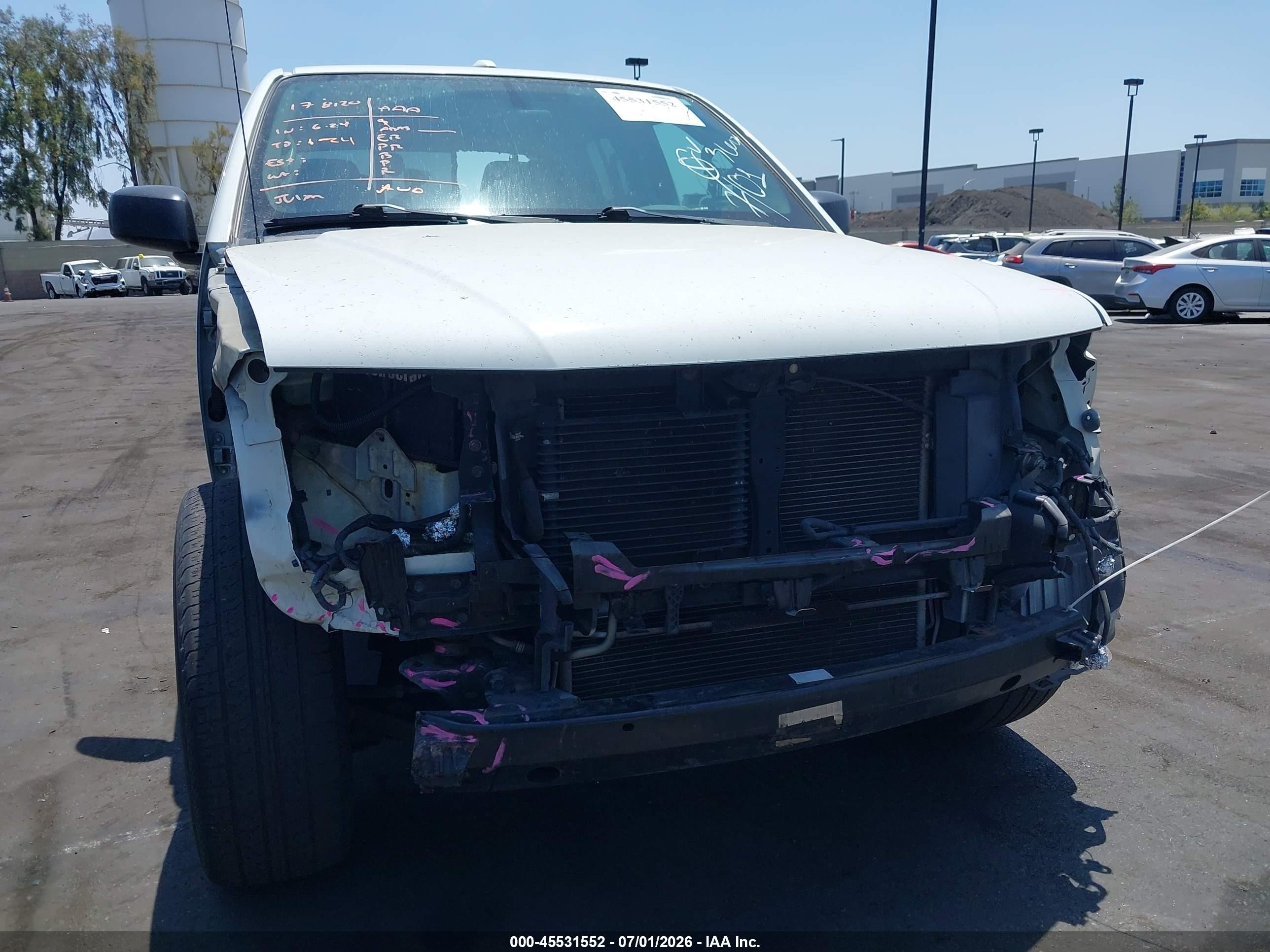 2015 Nissan Frontier Sv Белый vin: 1N6AD0ER9FN728523
