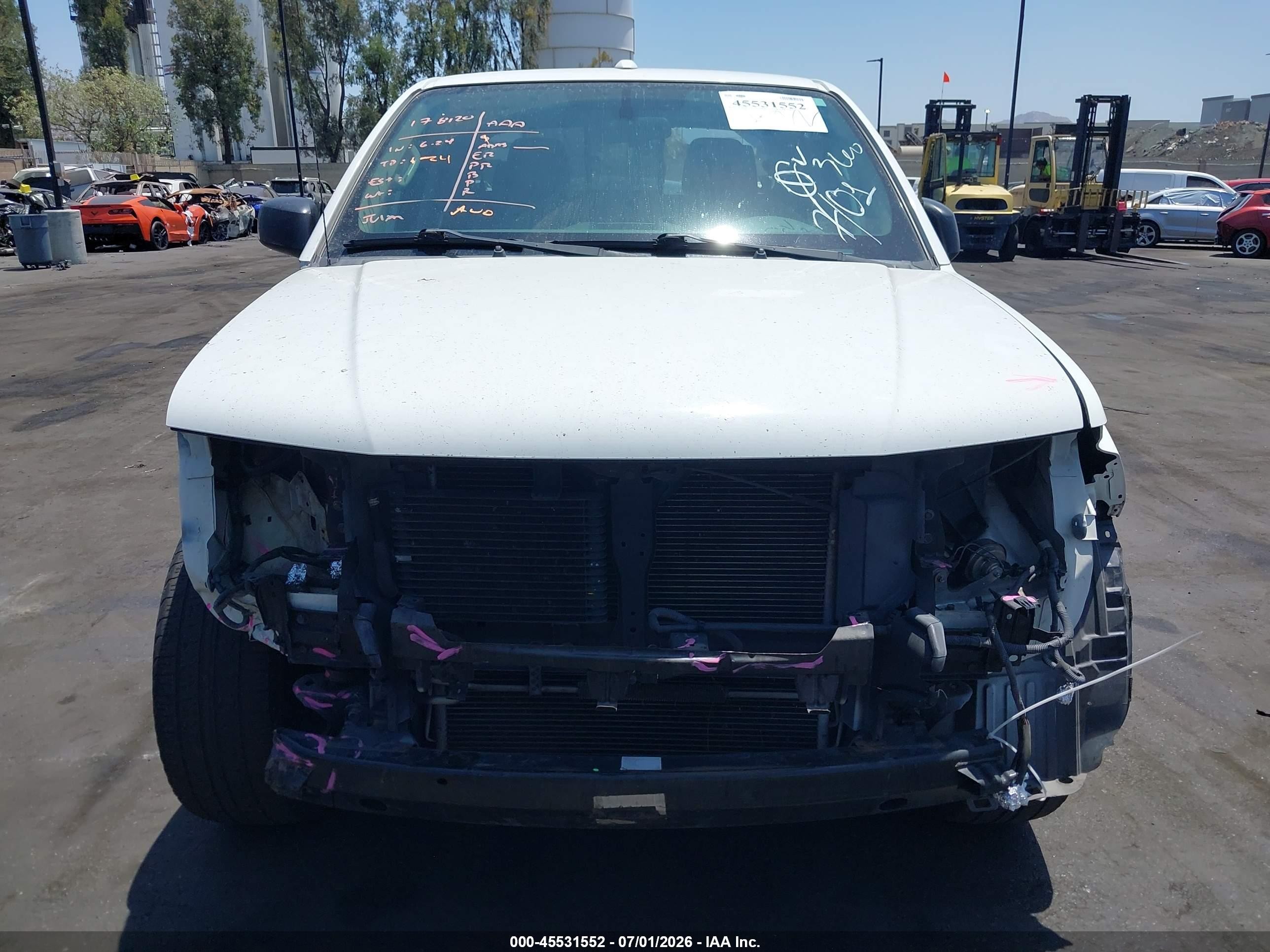 2015 Nissan Frontier Sv Белый vin: 1N6AD0ER9FN728523
