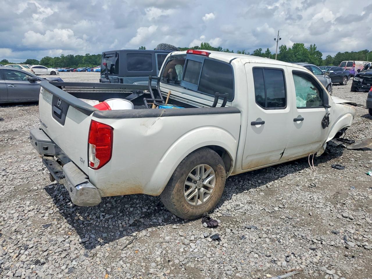 2015 Nissan Frontier S Белый vin: 1N6AD0ER9FN729235