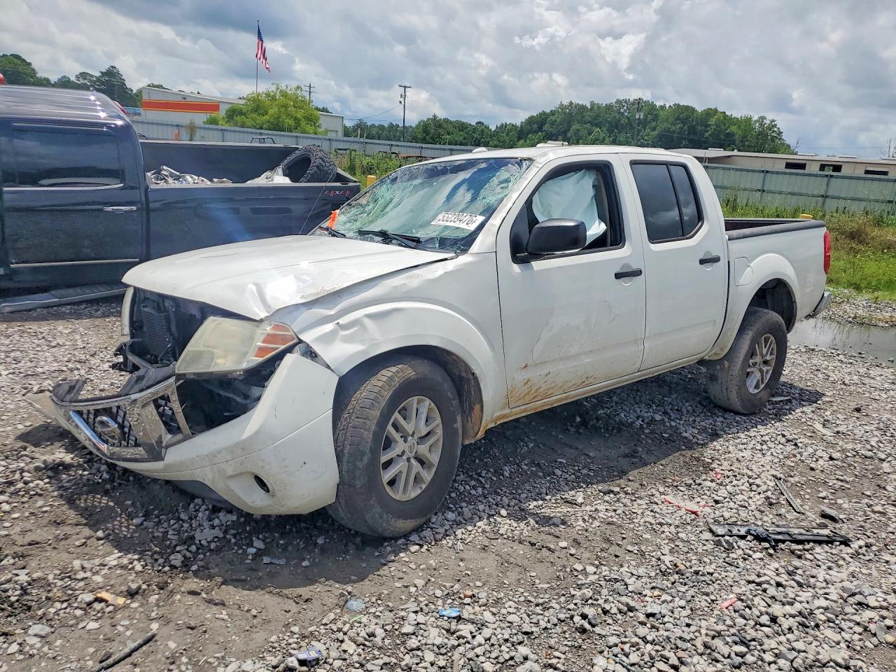 2015 Nissan Frontier S White vin: 1N6AD0ER9FN729235