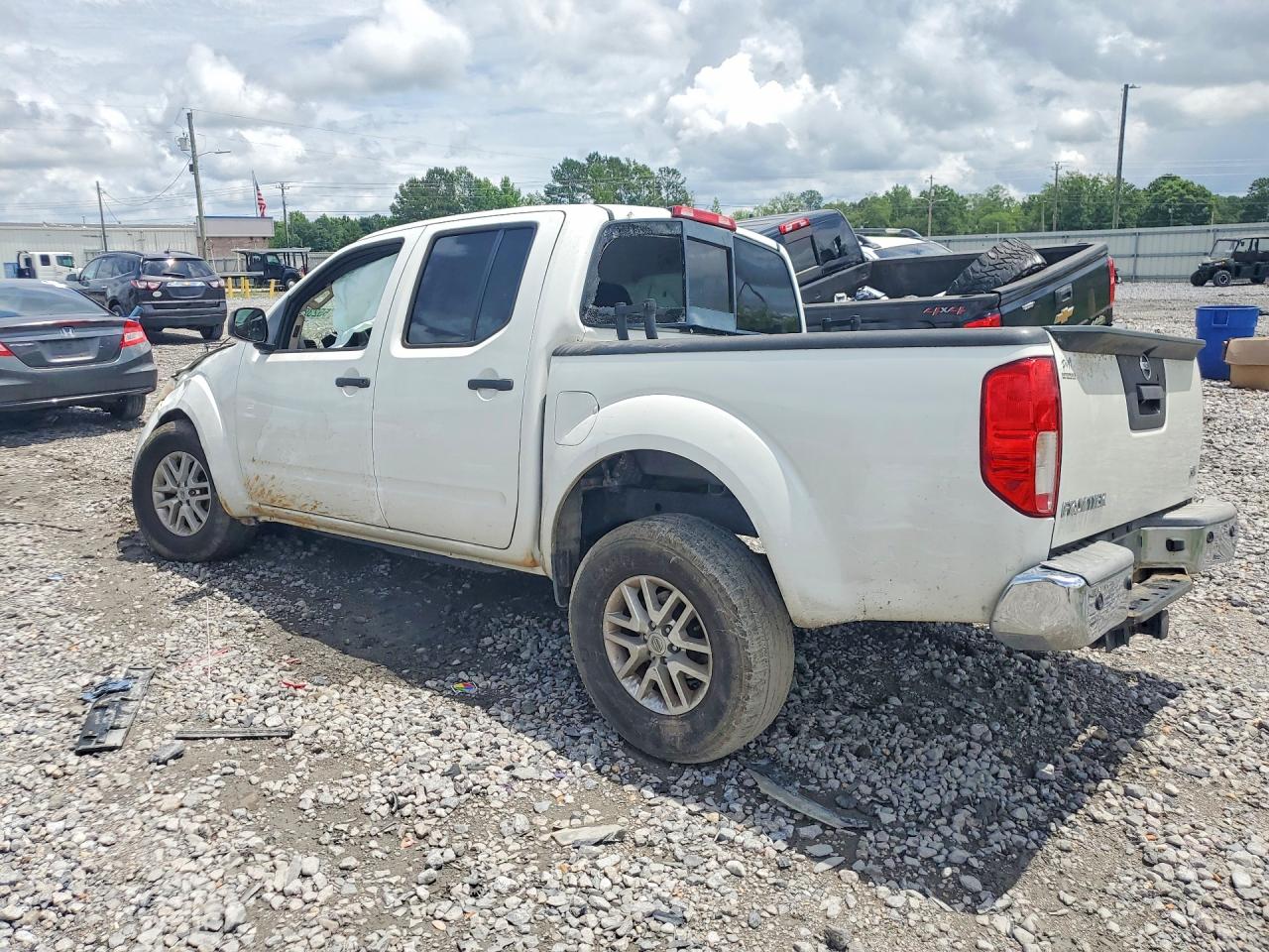 2015 Nissan Frontier S Белый vin: 1N6AD0ER9FN729235