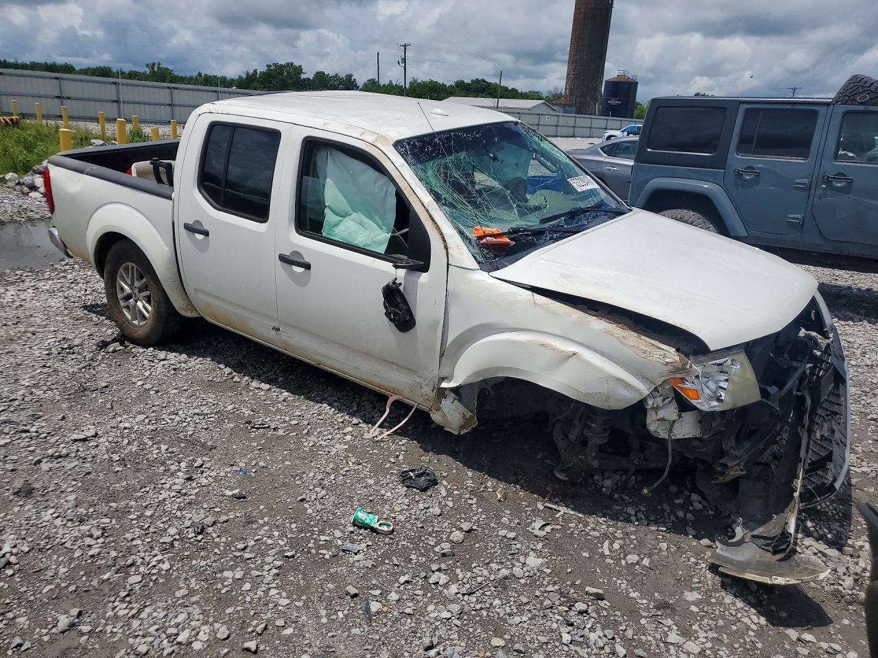 2015 Nissan Frontier S Белый vin: 1N6AD0ER9FN729235
