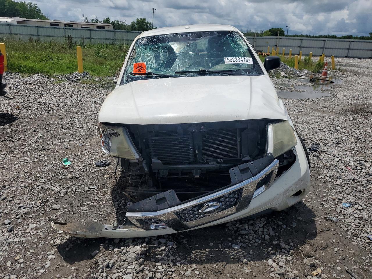 2015 Nissan Frontier S Белый vin: 1N6AD0ER9FN729235
