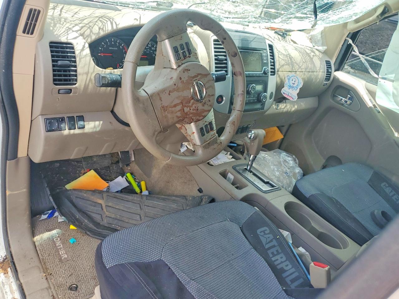 2015 Nissan Frontier S Белый vin: 1N6AD0ER9FN729235