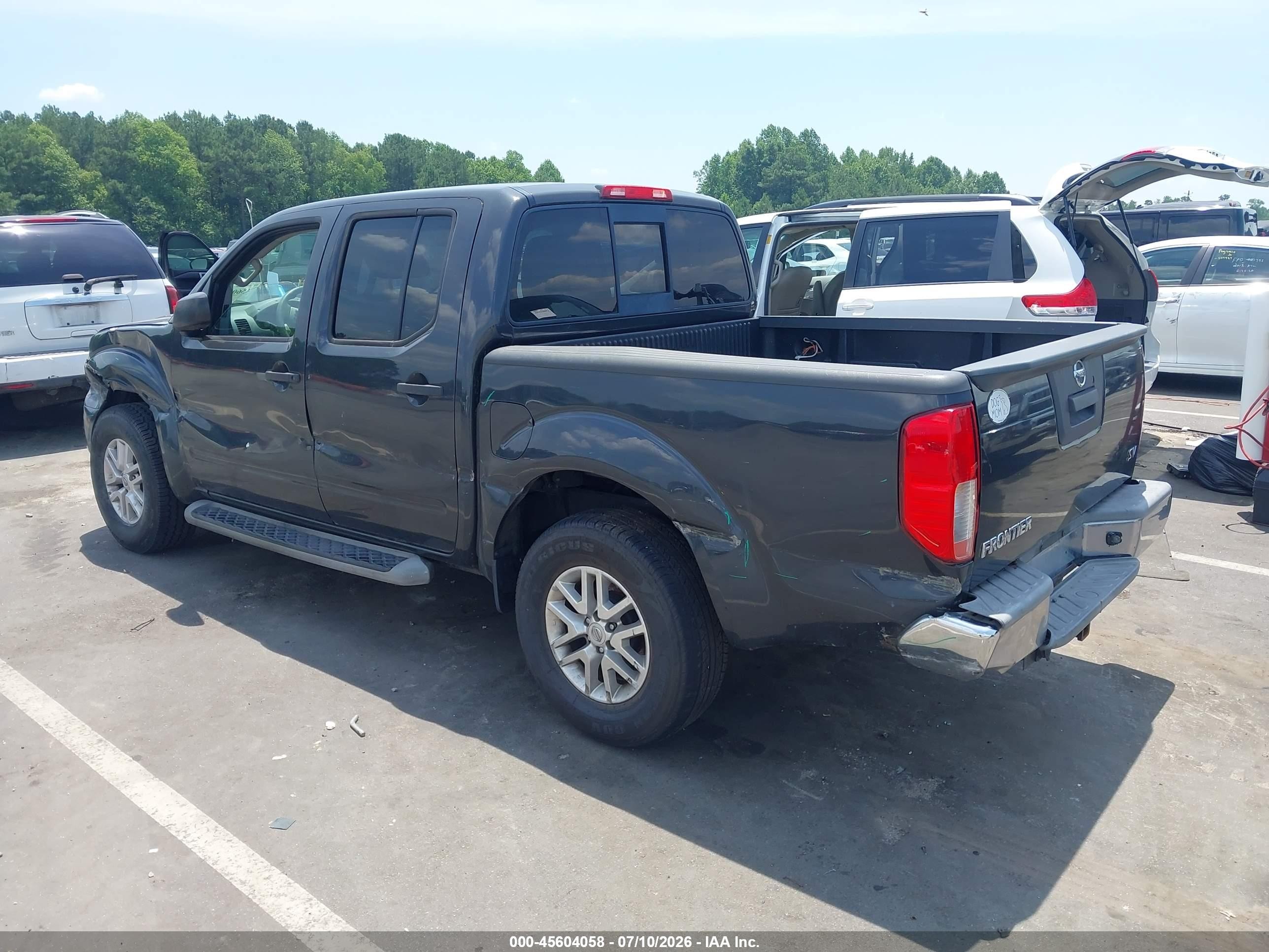2015 Nissan Frontier Sv Gray vin: 1N6AD0ER9FN729378