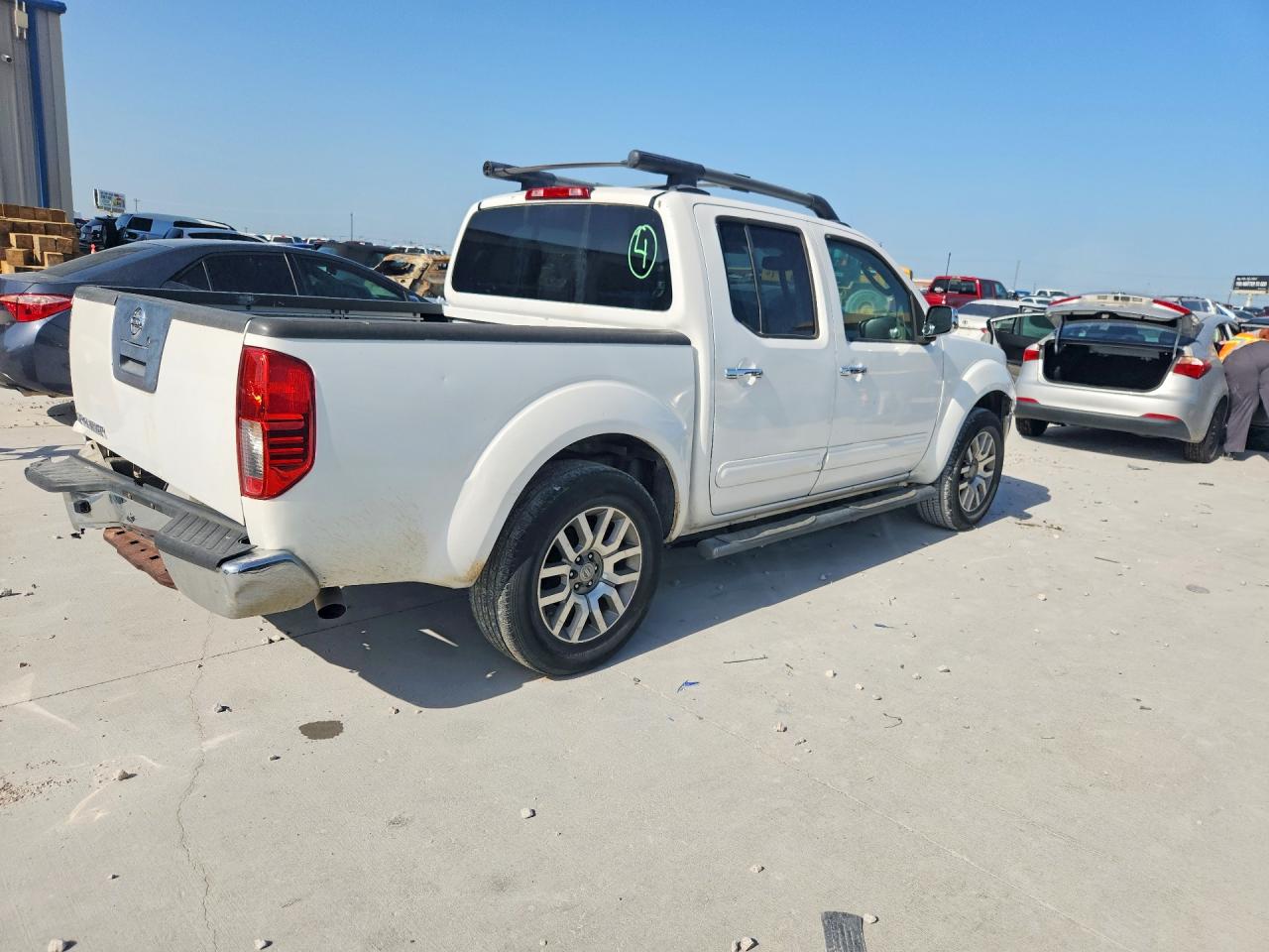 2010 Nissan Frontier Se V6 Белый vin: 1N6AD0ERXAC418711