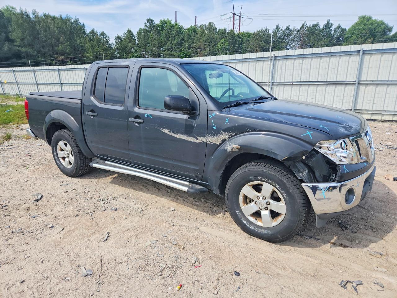 2010 Nissan Frontier Se V6 Gray vin: 1N6AD0ERXAC420894