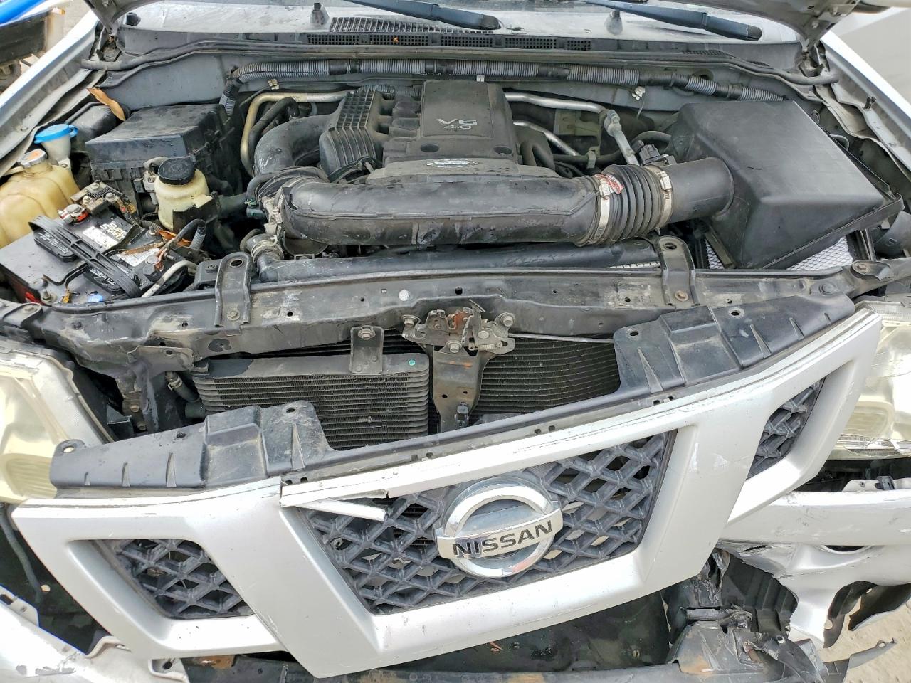 2011 Nissan Frontier S Silver vin: 1N6AD0ERXBC435266