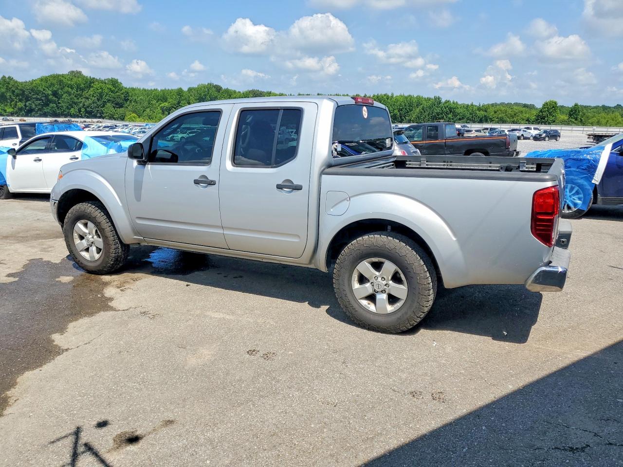 2011 Nissan Frontier S Silver vin: 1N6AD0ERXBC447613