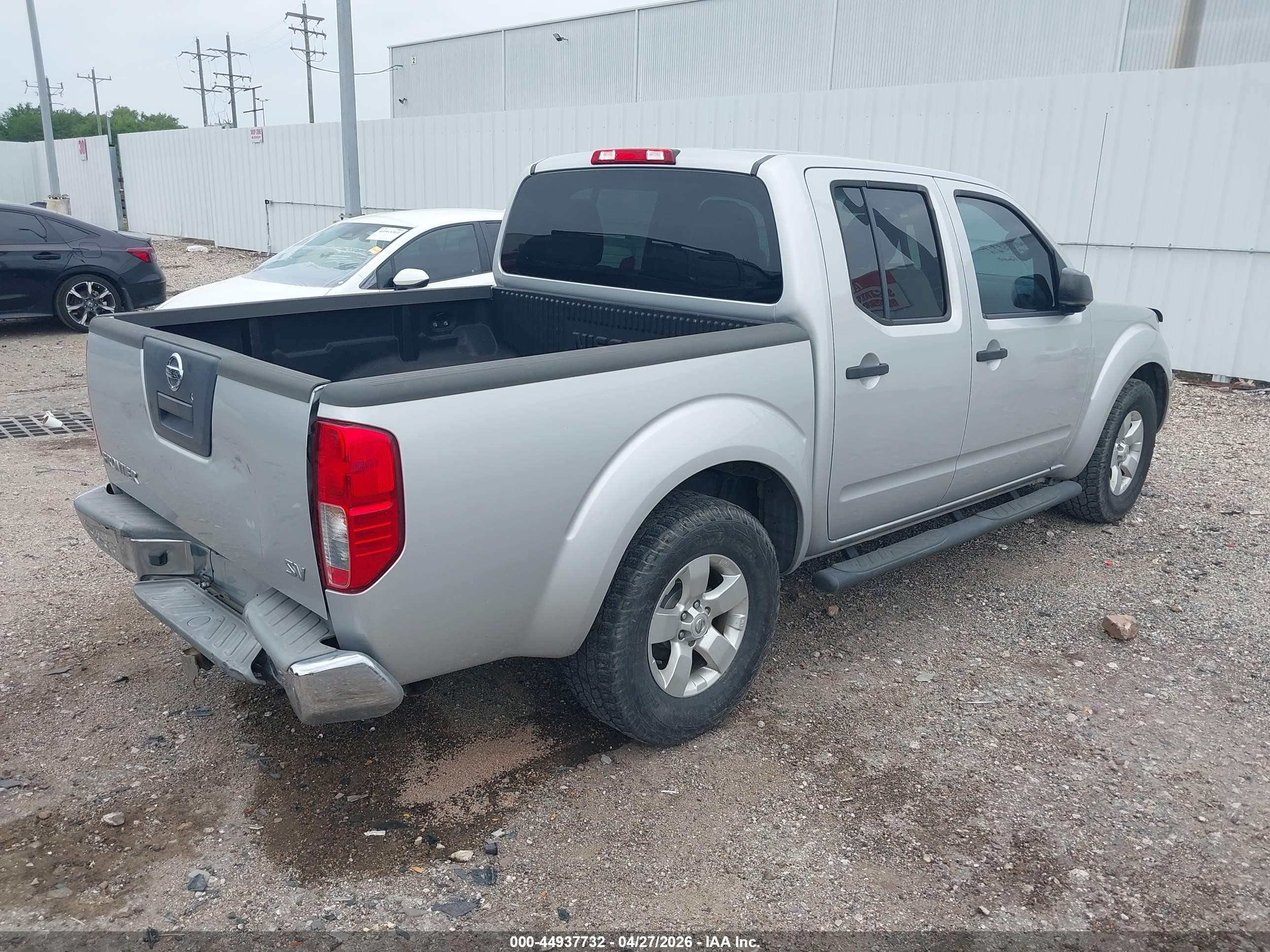 2012 Nissan Frontier Sv Silver vin: 1N6AD0ERXCC404245