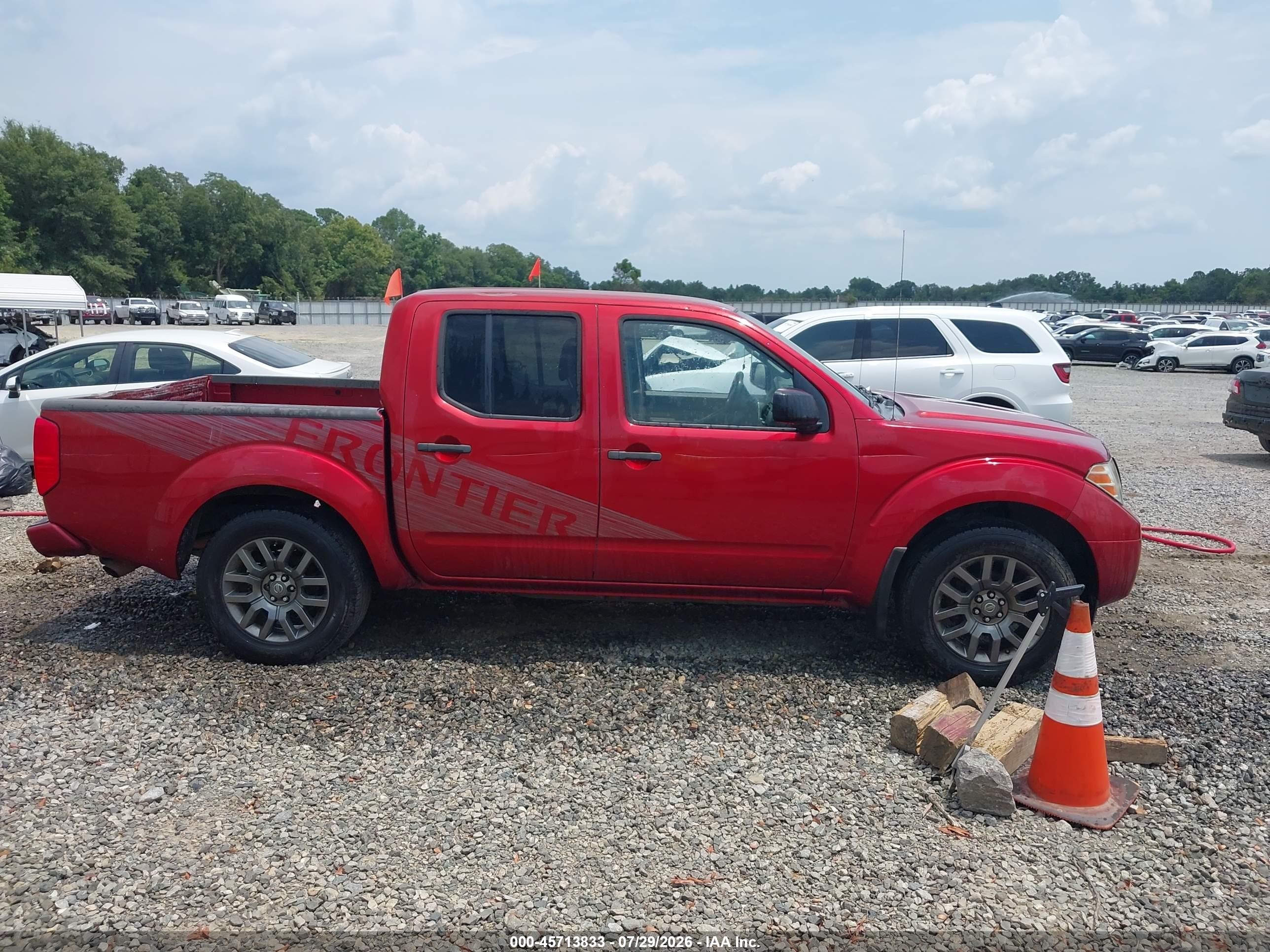 2012 Nissan Frontier Sv Red vin: 1N6AD0ERXCC412152