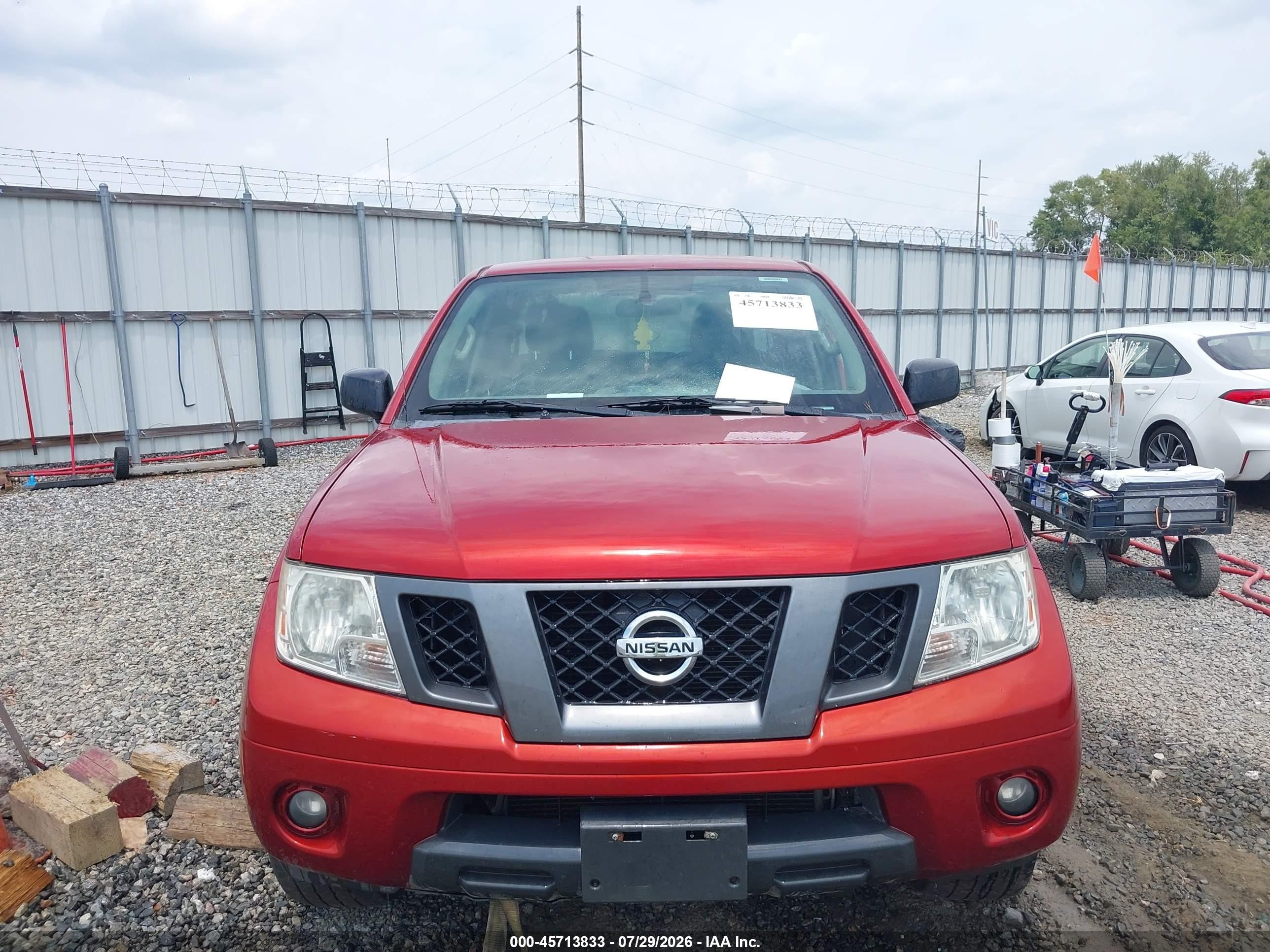 2012 Nissan Frontier Sv Red vin: 1N6AD0ERXCC412152
