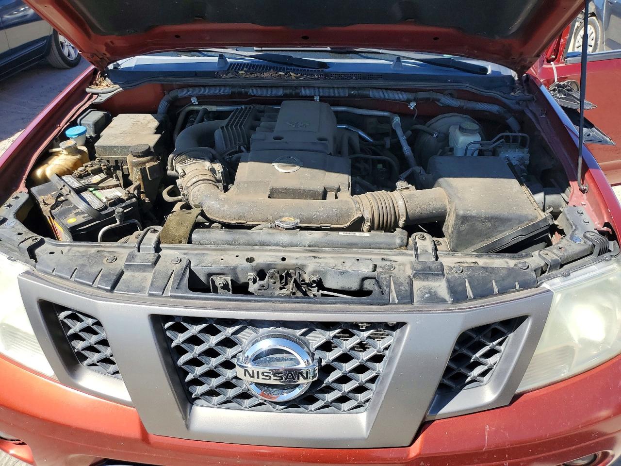 2012 Nissan Frontier S Красный vin: 1N6AD0ERXCC444163