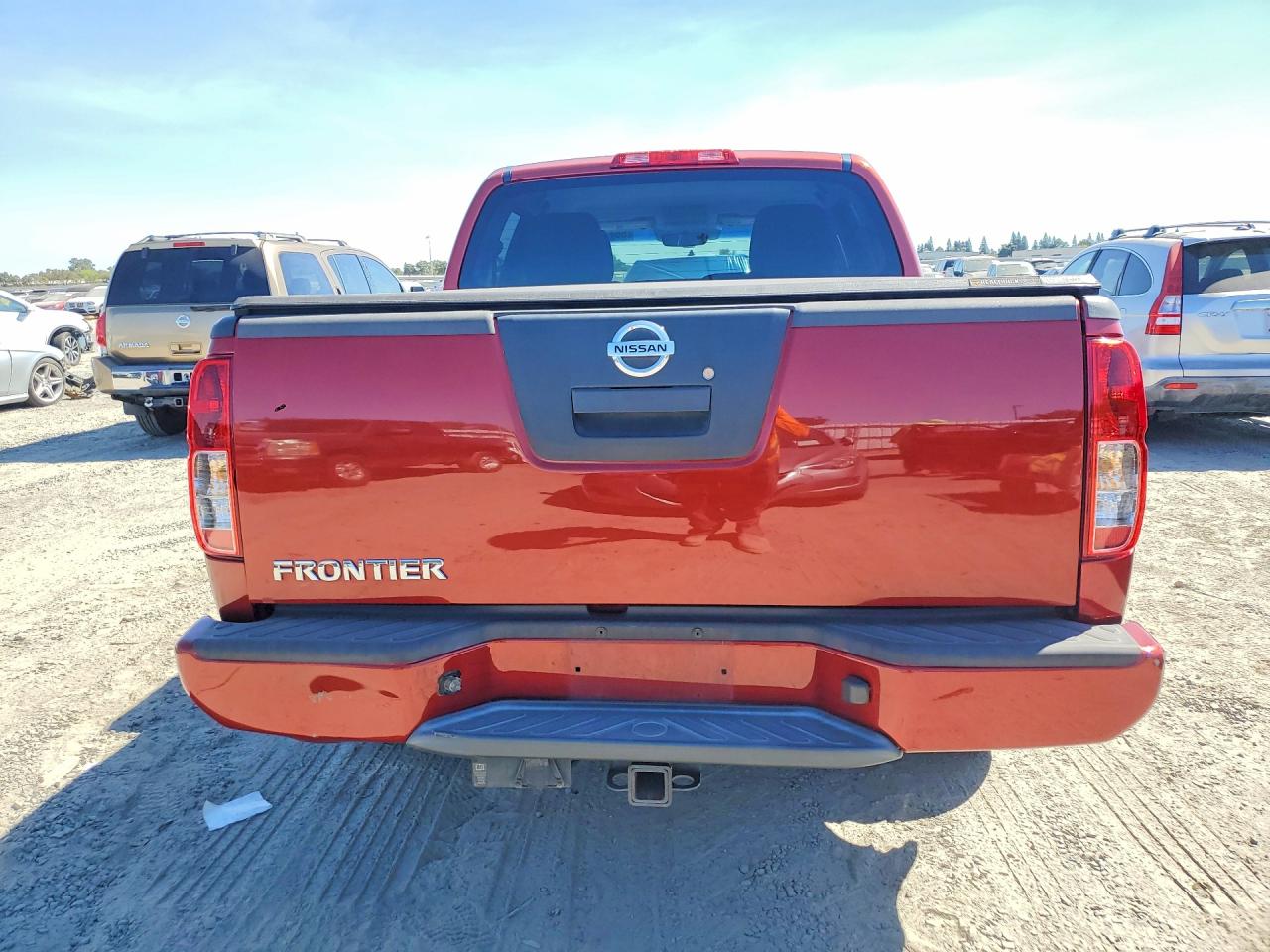 2012 Nissan Frontier S Красный vin: 1N6AD0ERXCC444163