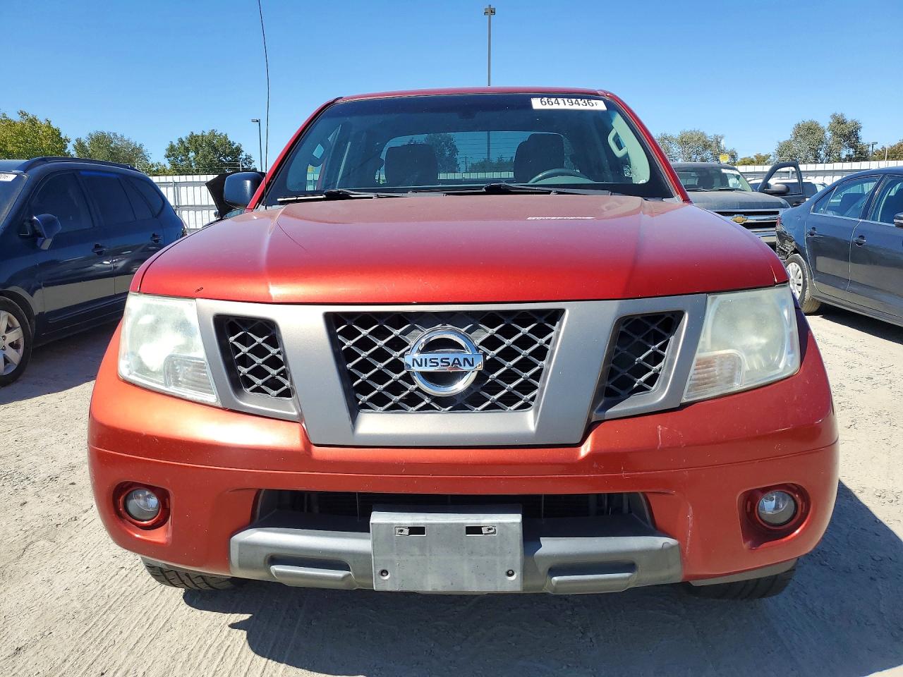 2012 Nissan Frontier S Красный vin: 1N6AD0ERXCC444163