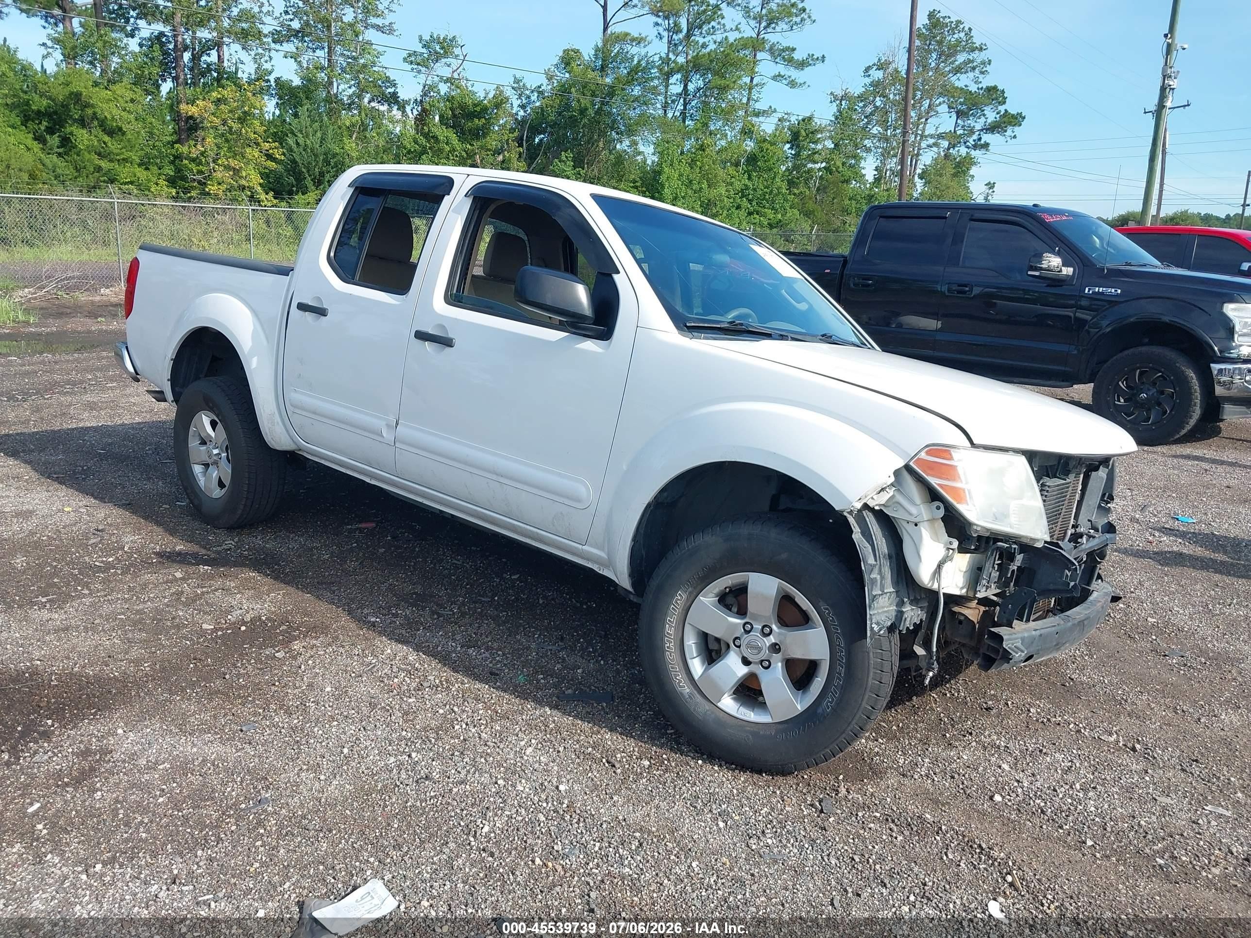 2012 Nissan Frontier Sv White vin: 1N6AD0ERXCC478040