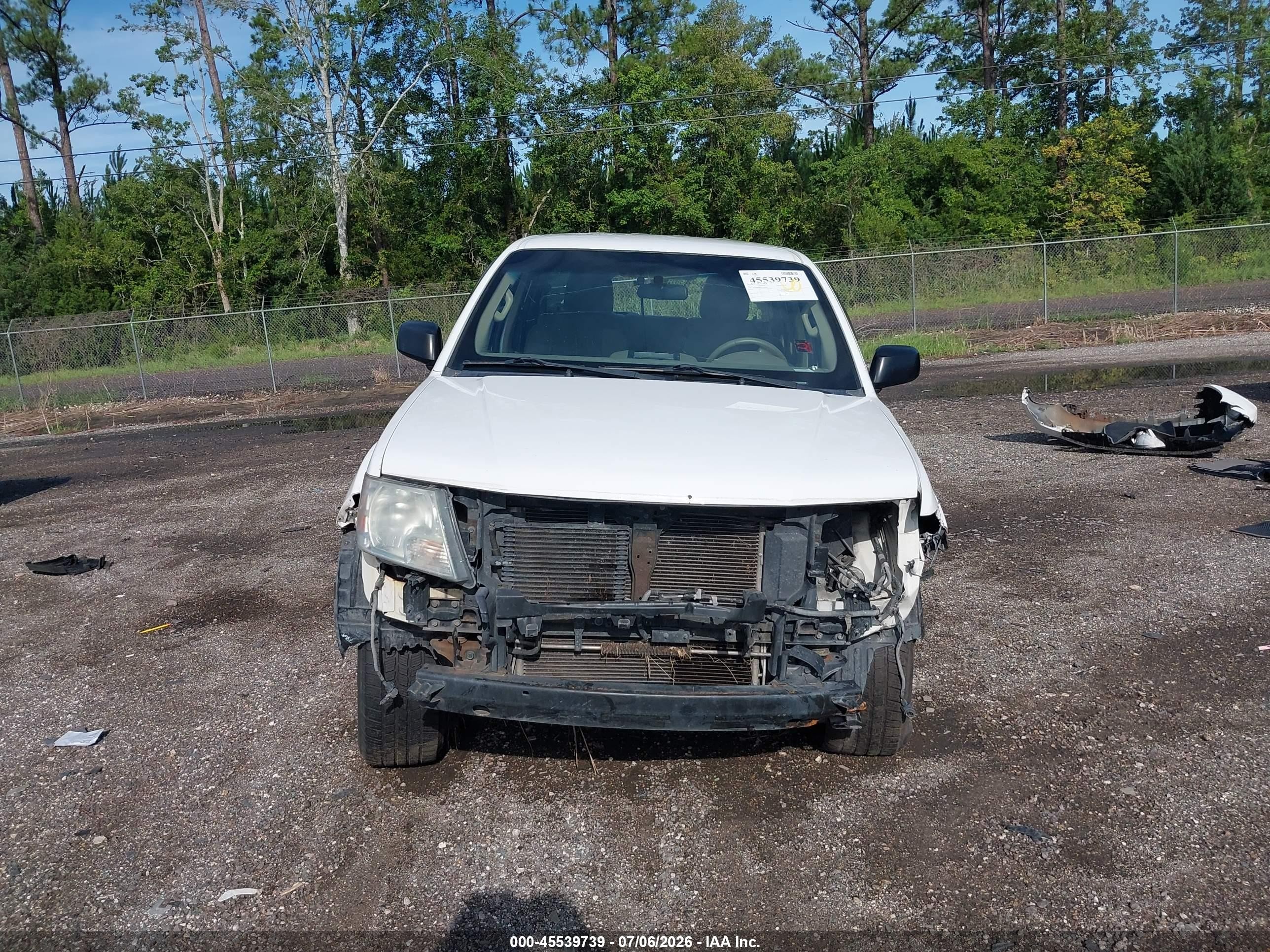 2012 Nissan Frontier Sv White vin: 1N6AD0ERXCC478040