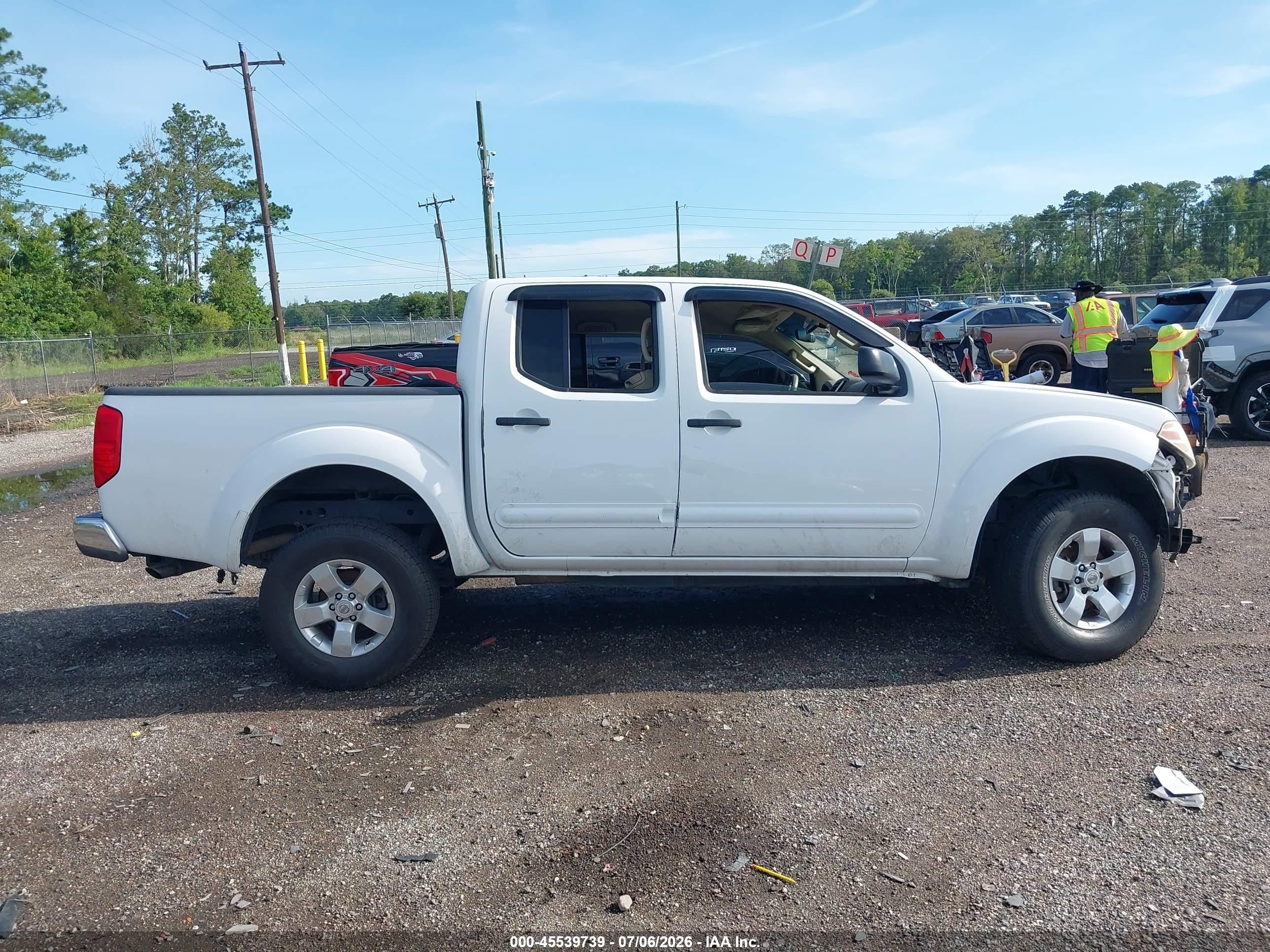 2012 Nissan Frontier Sv White vin: 1N6AD0ERXCC478040