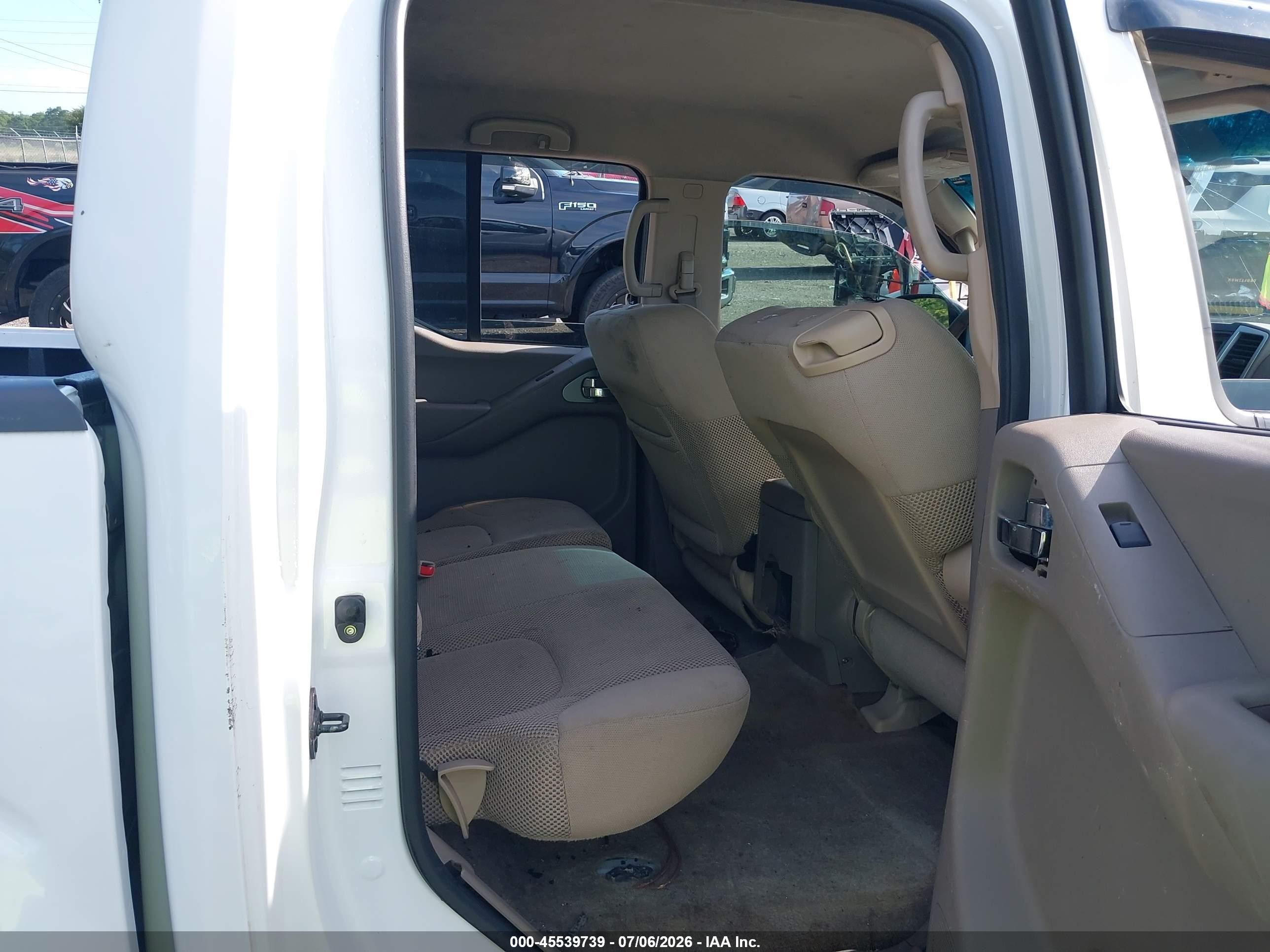 2012 Nissan Frontier Sv White vin: 1N6AD0ERXCC478040