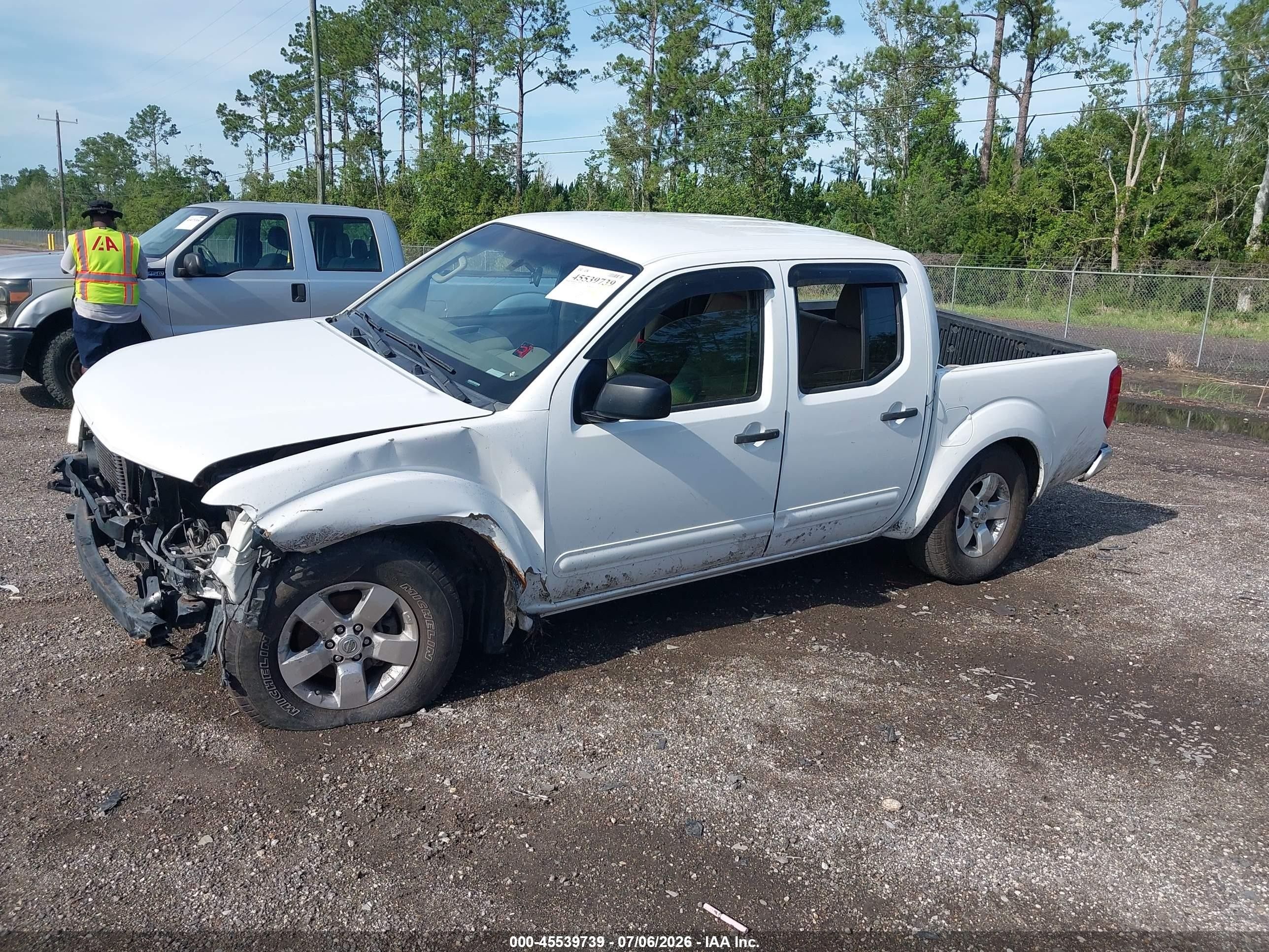 2012 Nissan Frontier Sv White vin: 1N6AD0ERXCC478040