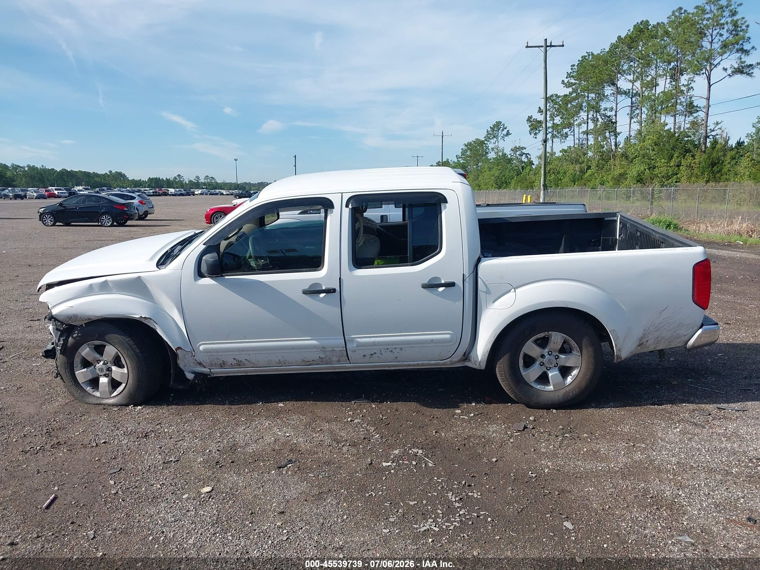2012 Nissan Frontier Sv White vin: 1N6AD0ERXCC478040