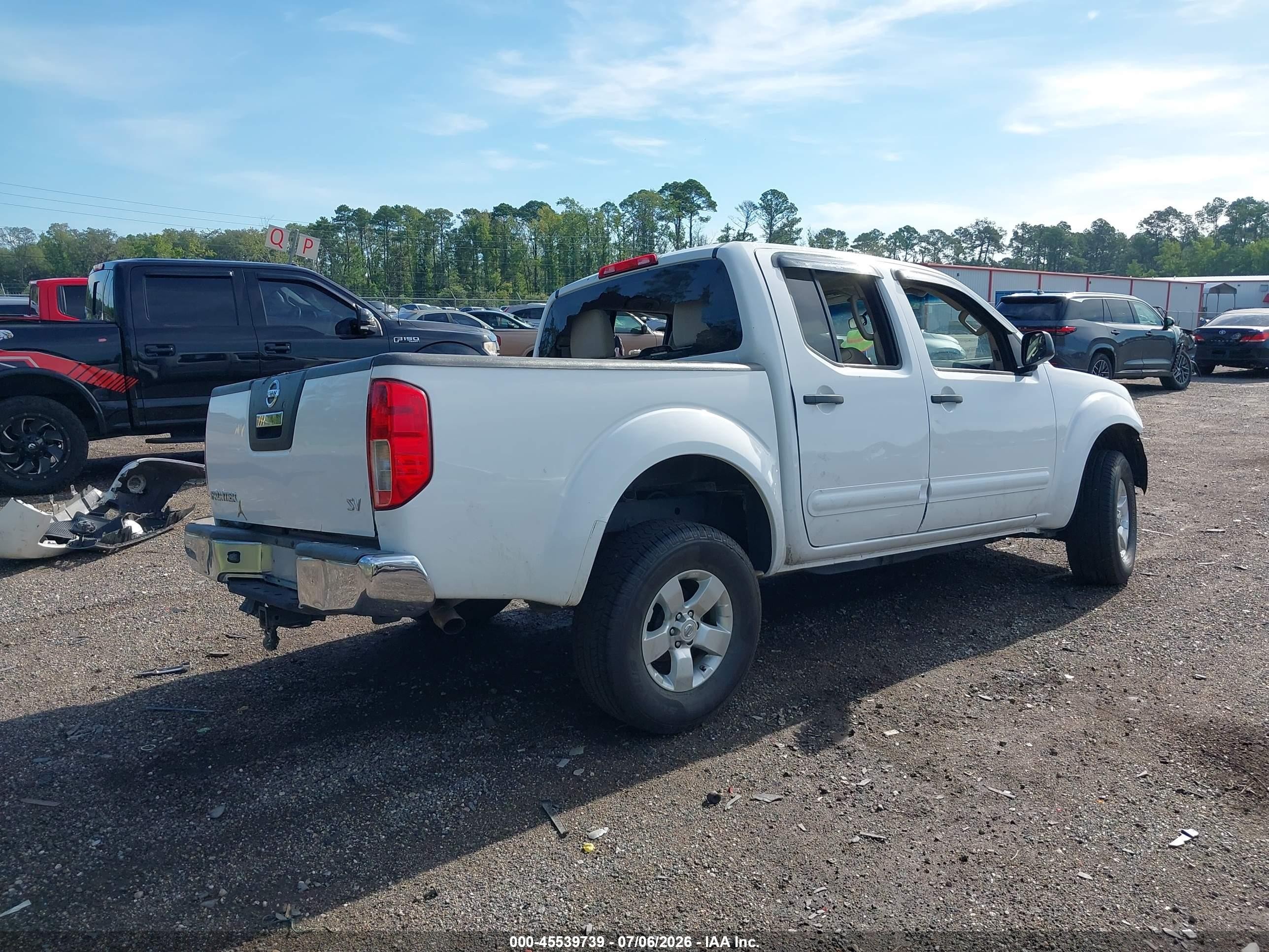 2012 Nissan Frontier Sv White vin: 1N6AD0ERXCC478040